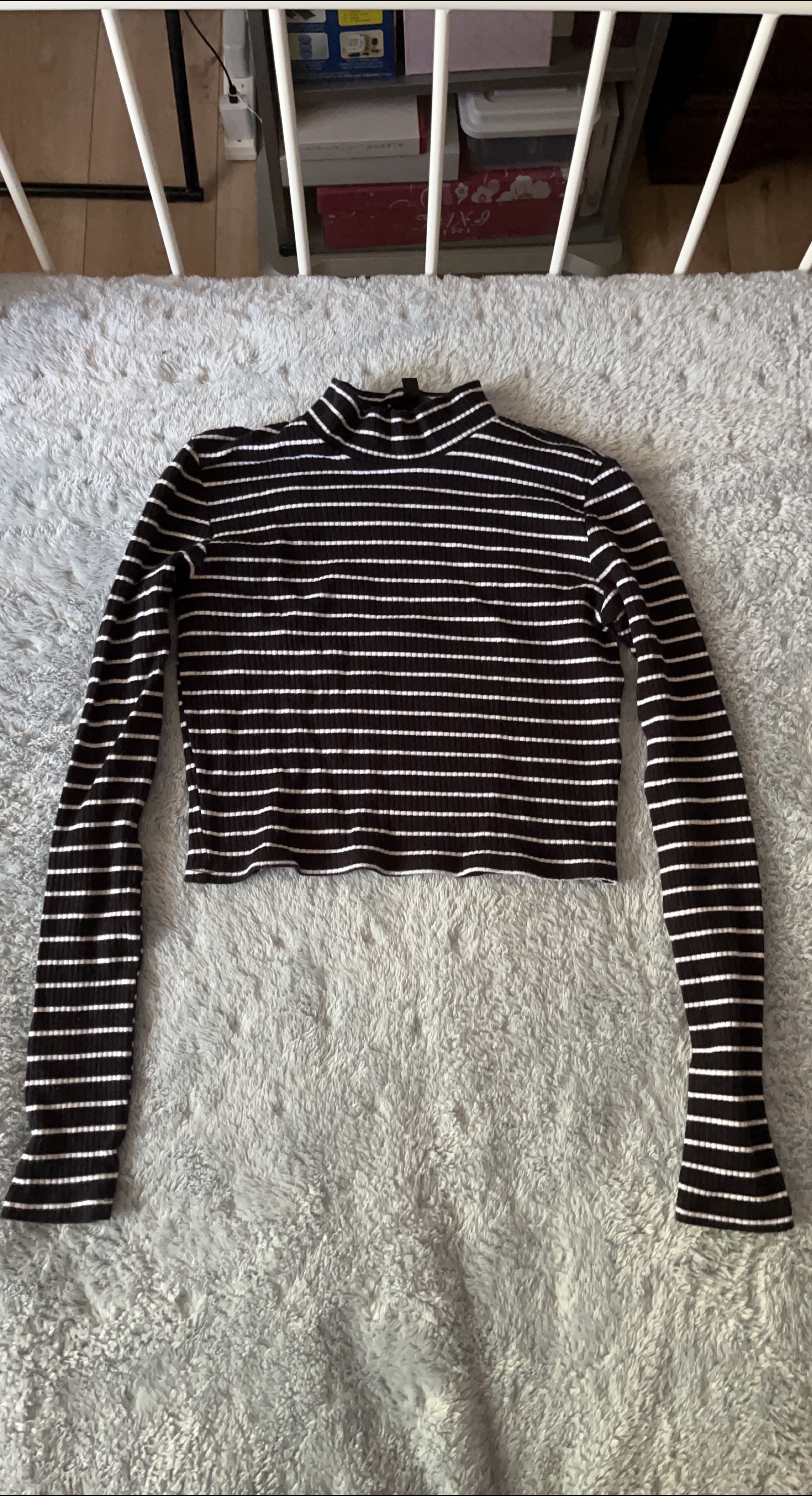 Topshop Striped Long Sleeve thumbnail