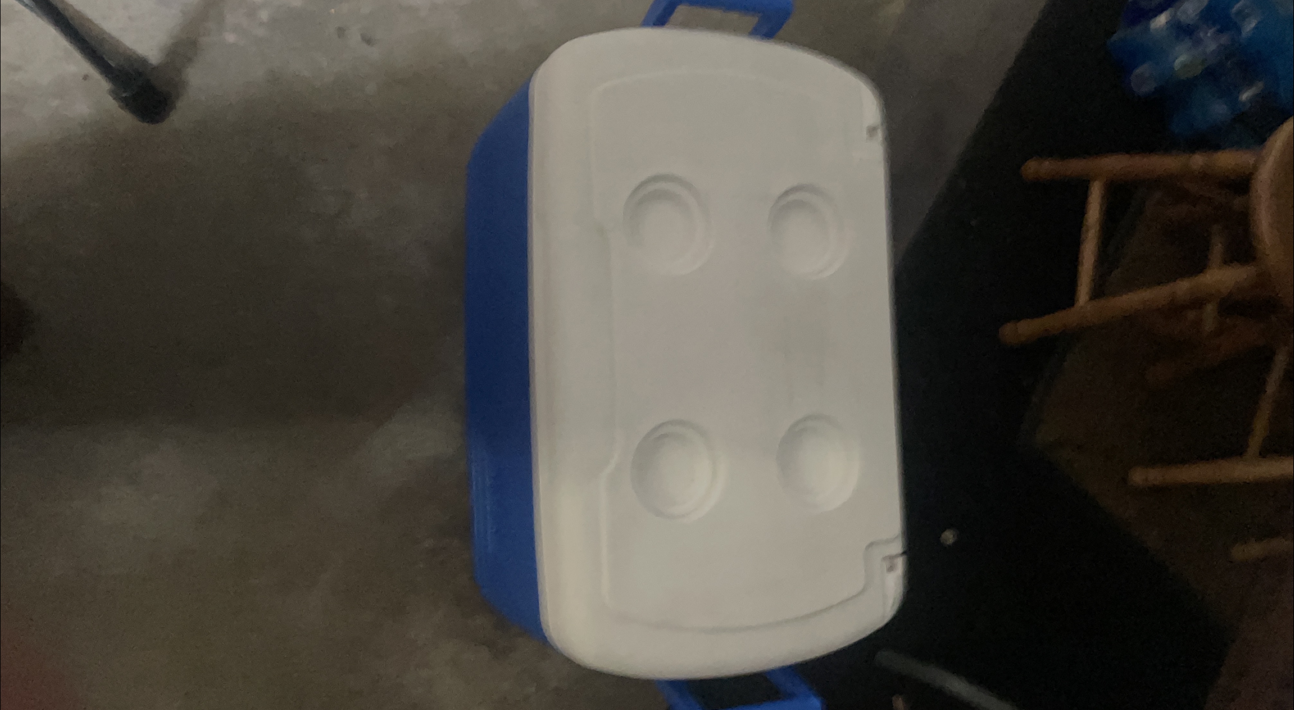 Blue and White Cooler thumbnail