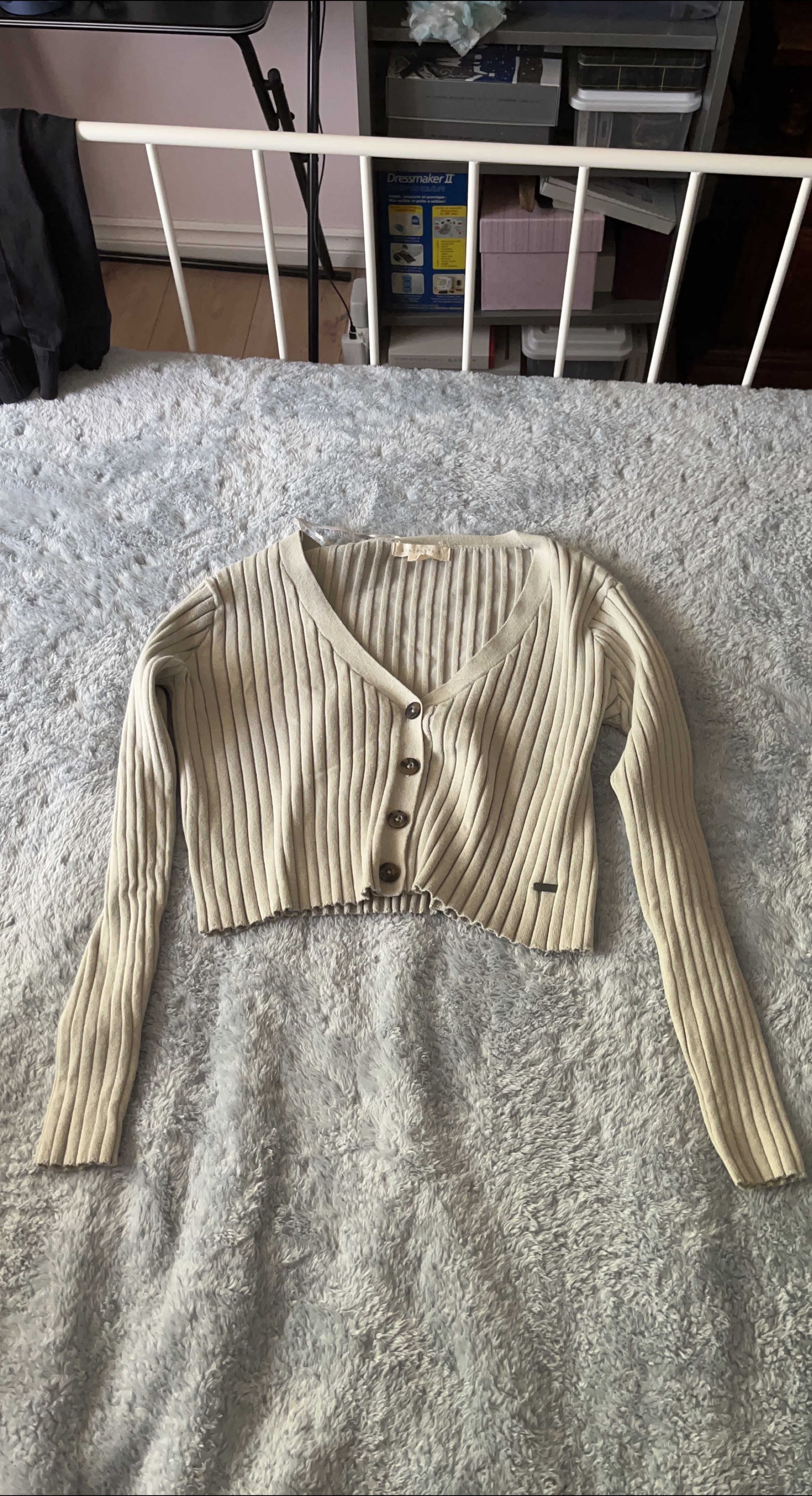 Aeropostale Grey Cardigan thumbnail