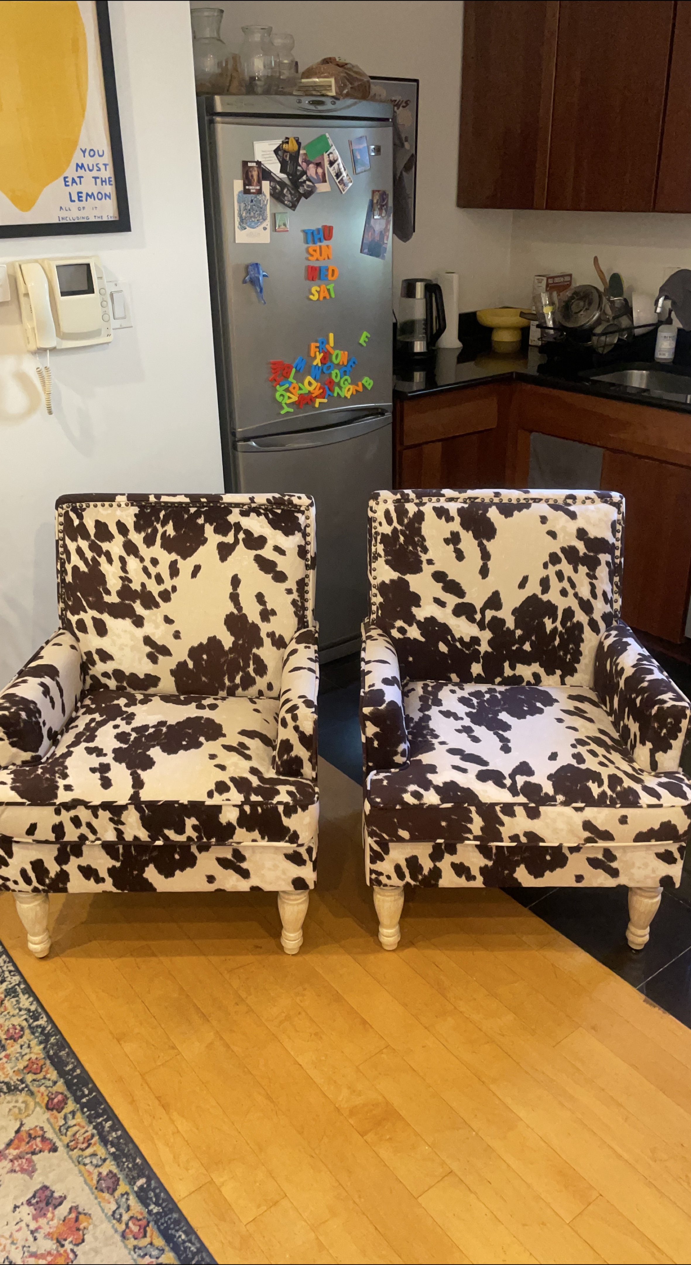 Cow Print Accent Chairs thumbnail