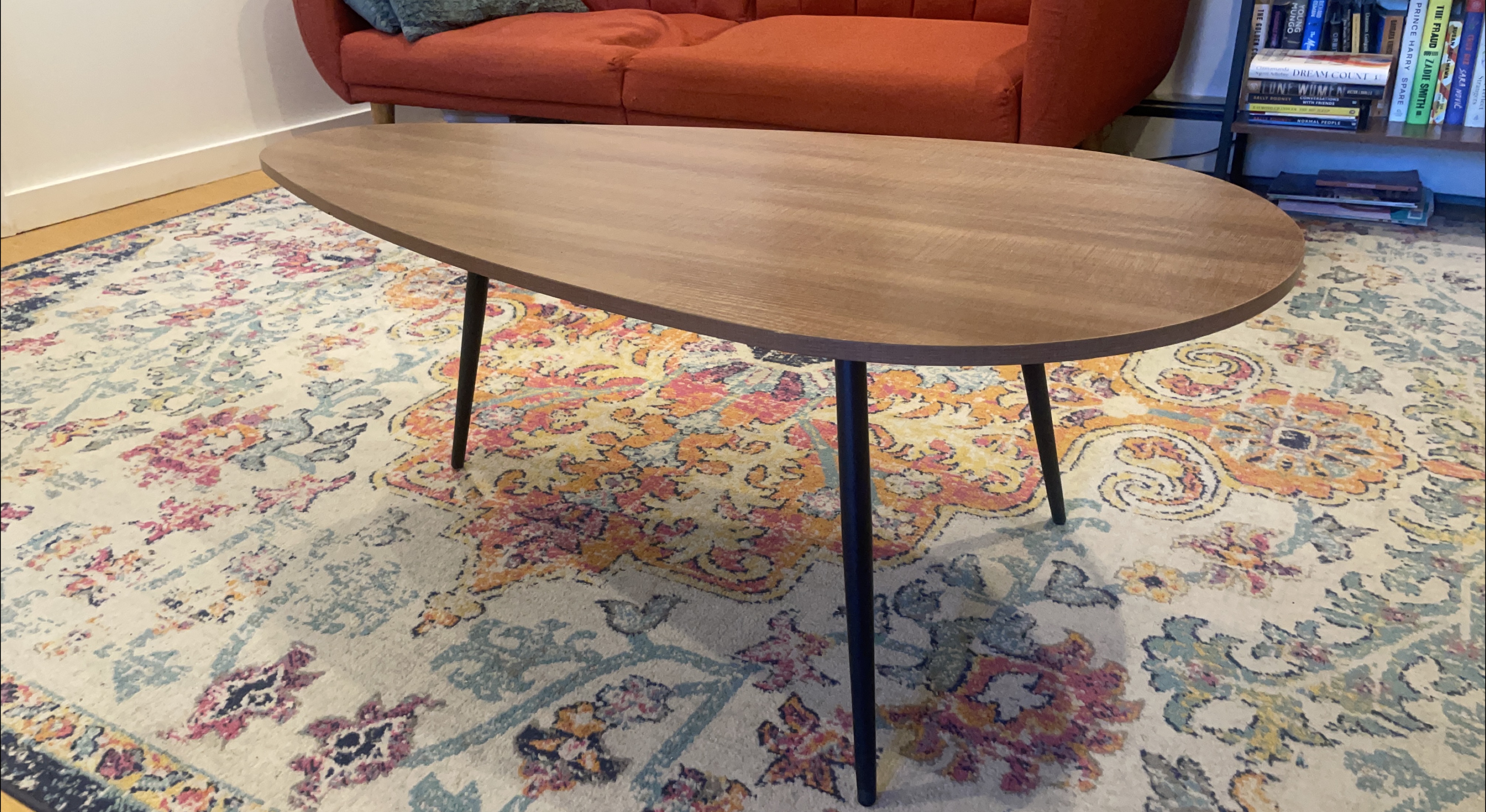 Teardrop Wood Coffee Table thumbnail