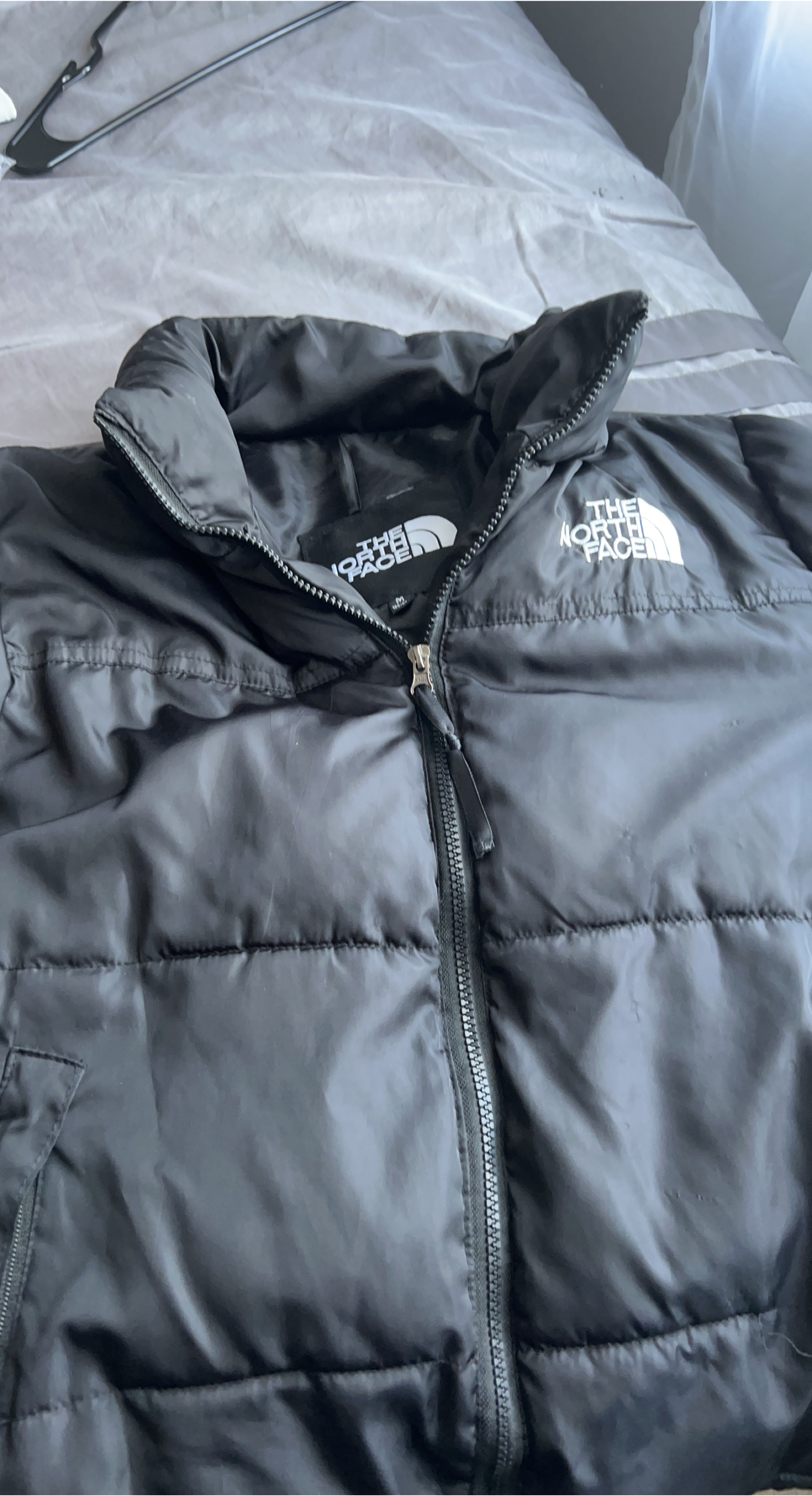 The North Face Black Puffer Jacket - Size M thumbnail