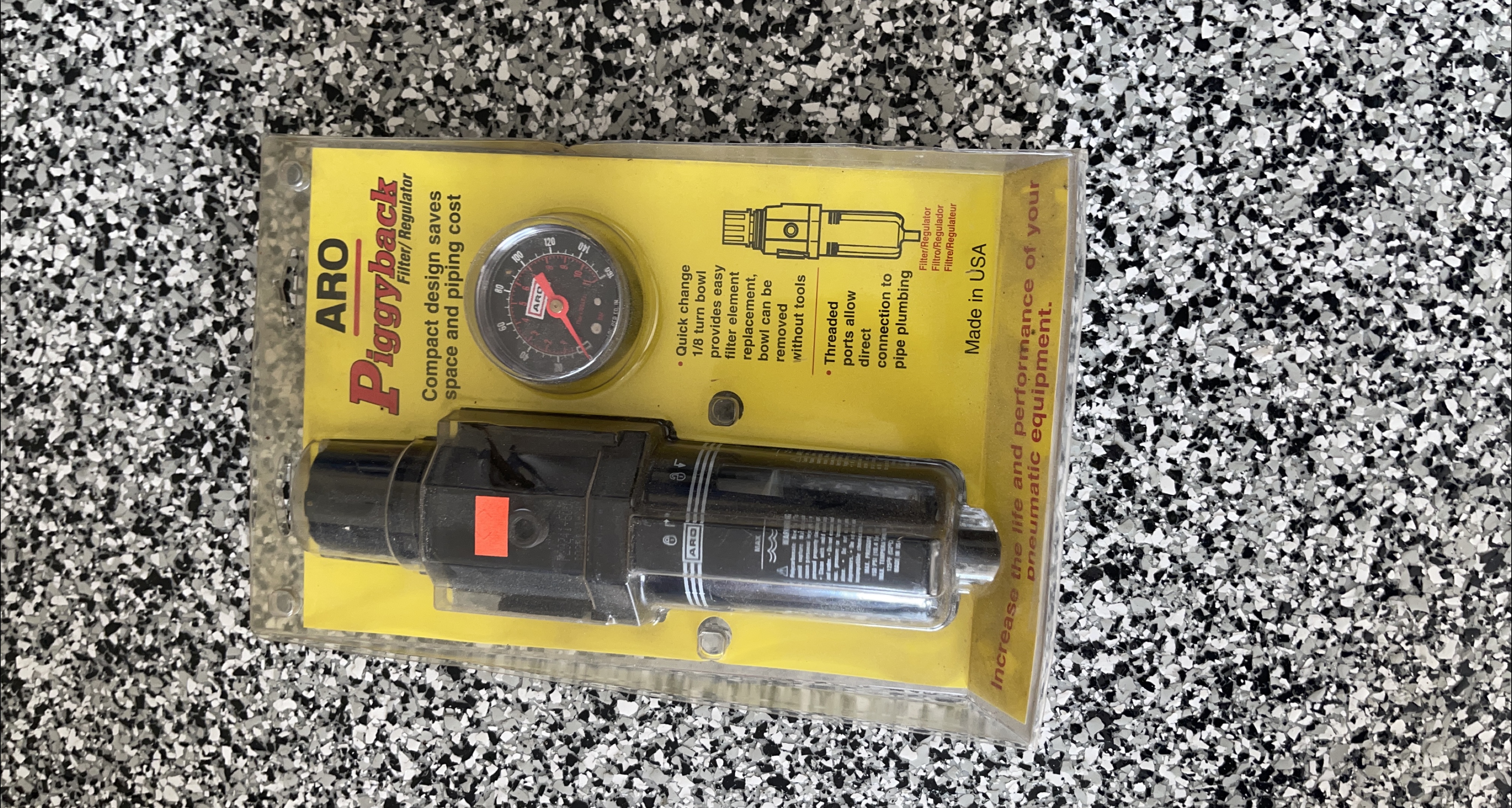 ARO Piggyback Filter/Regulator - New in Package! thumbnail