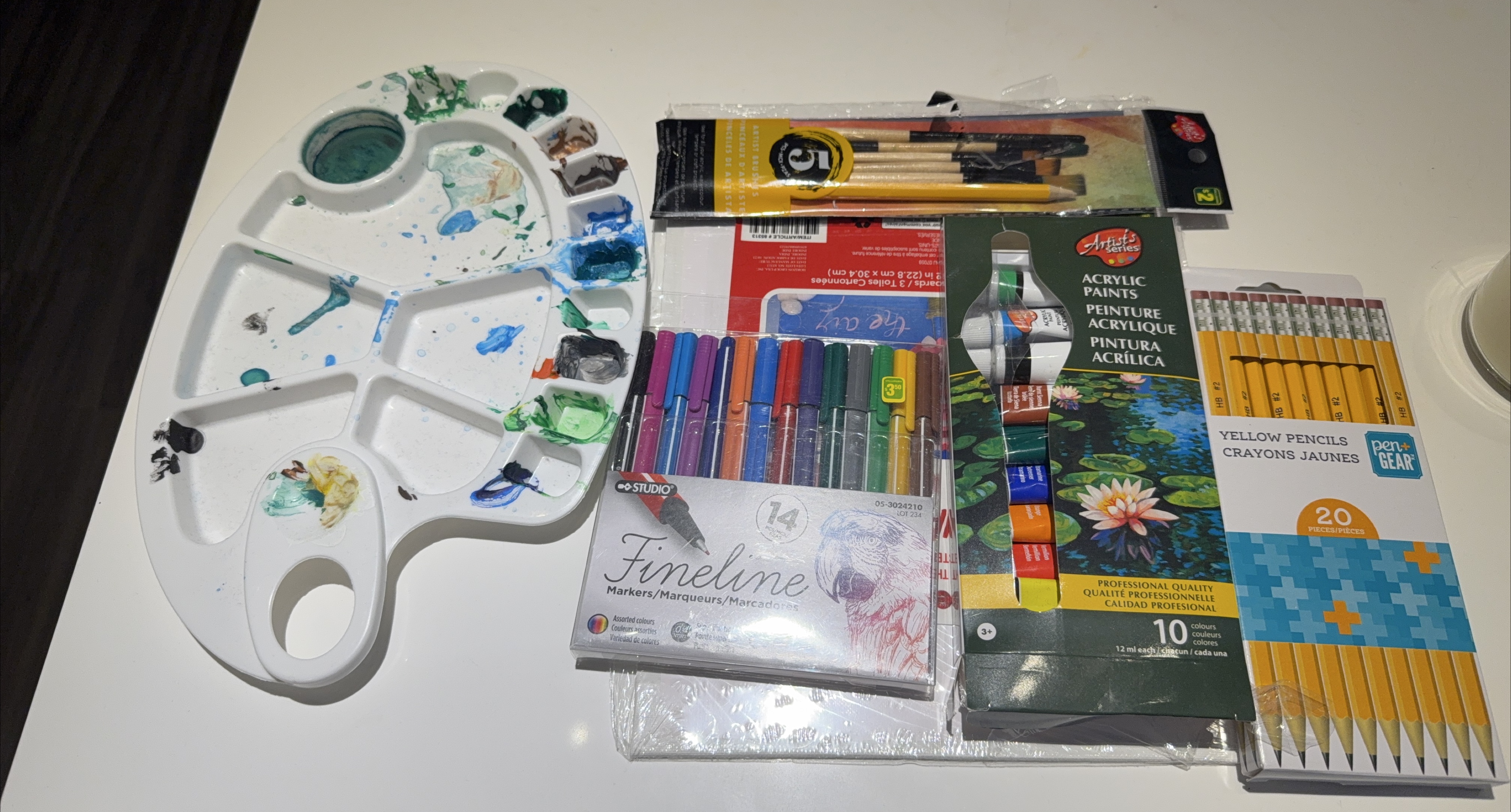 Art Supplies Bundle: Markers, Paints, Pencils & More!
