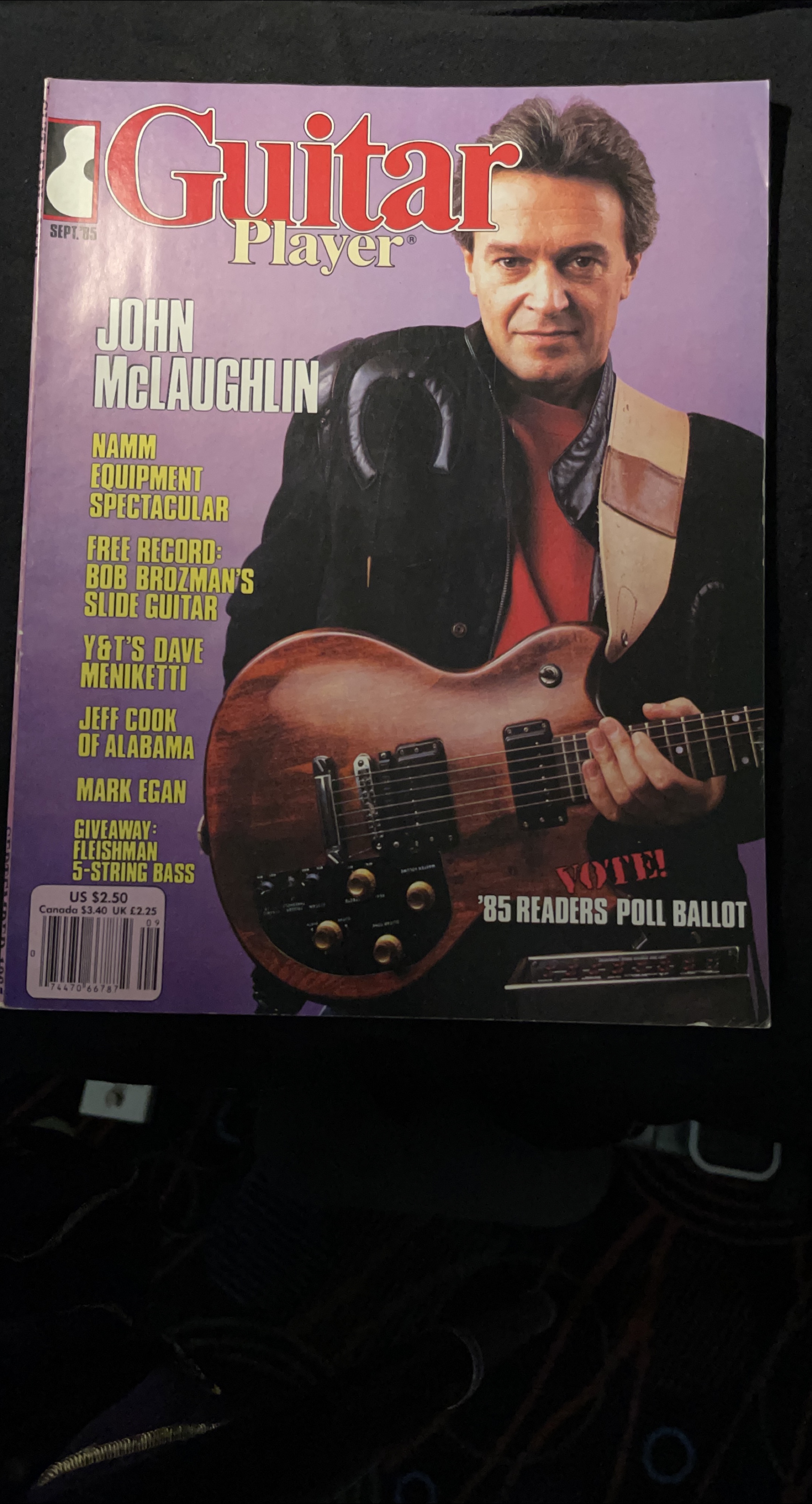 Guitar Player Magazine - September 1985 thumbnail