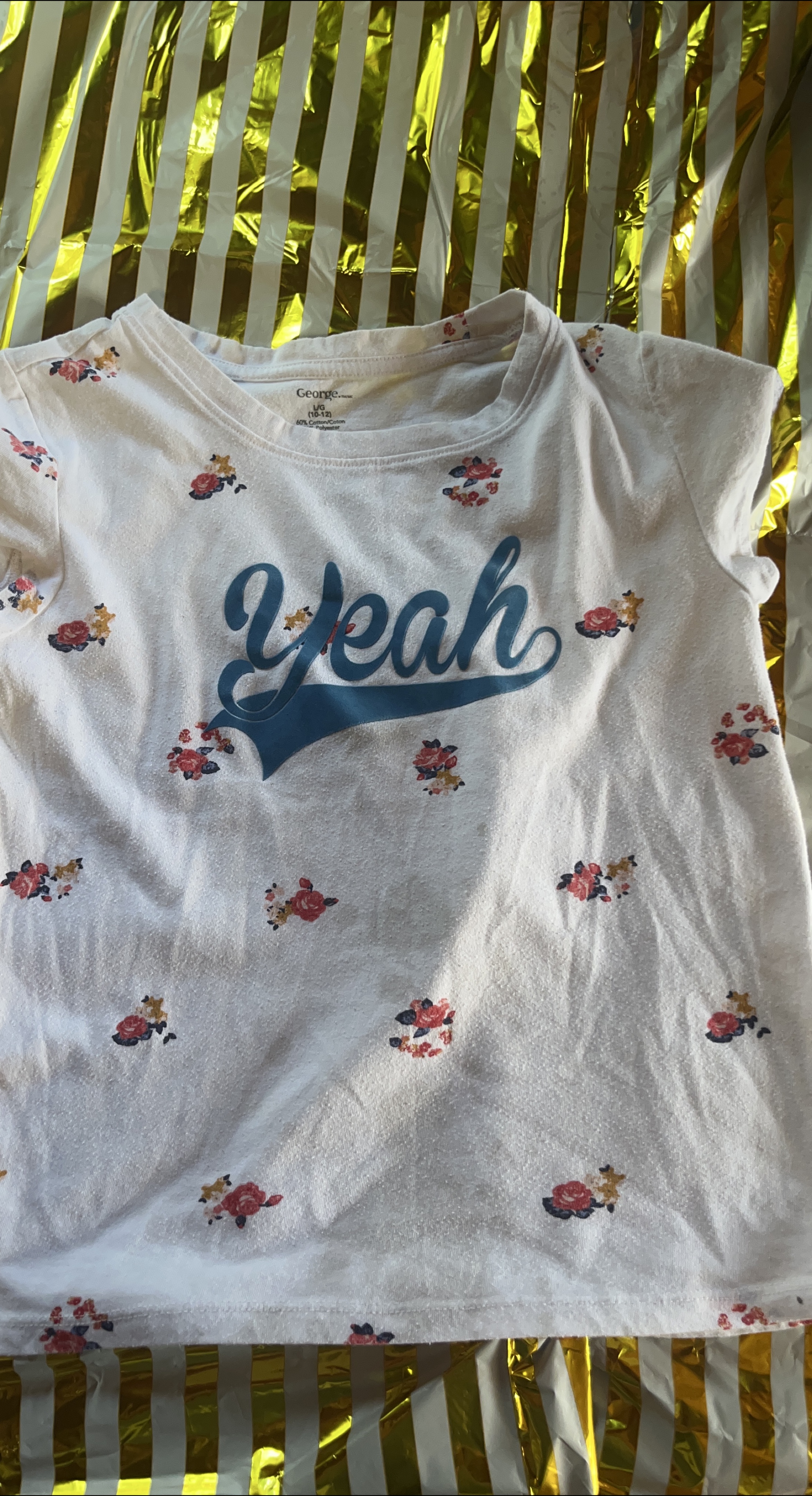 George L/G (10-12) Girls' Floral T-Shirt thumbnail