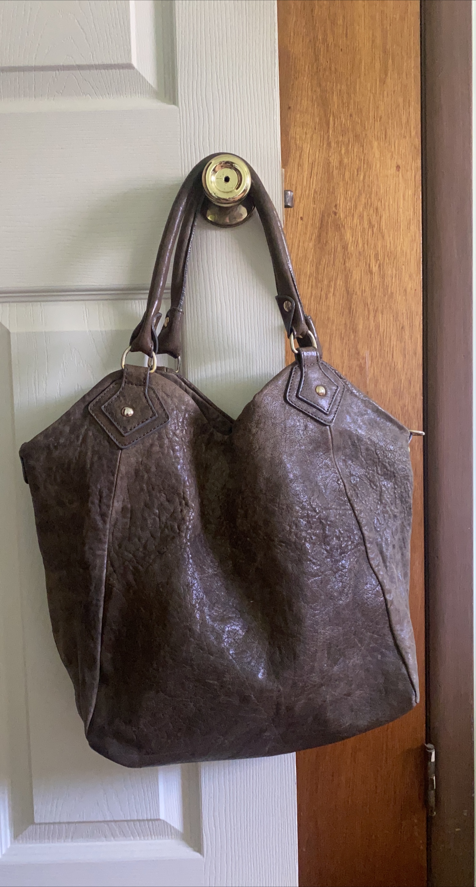 Brown Leather Shoulder Bag thumbnail