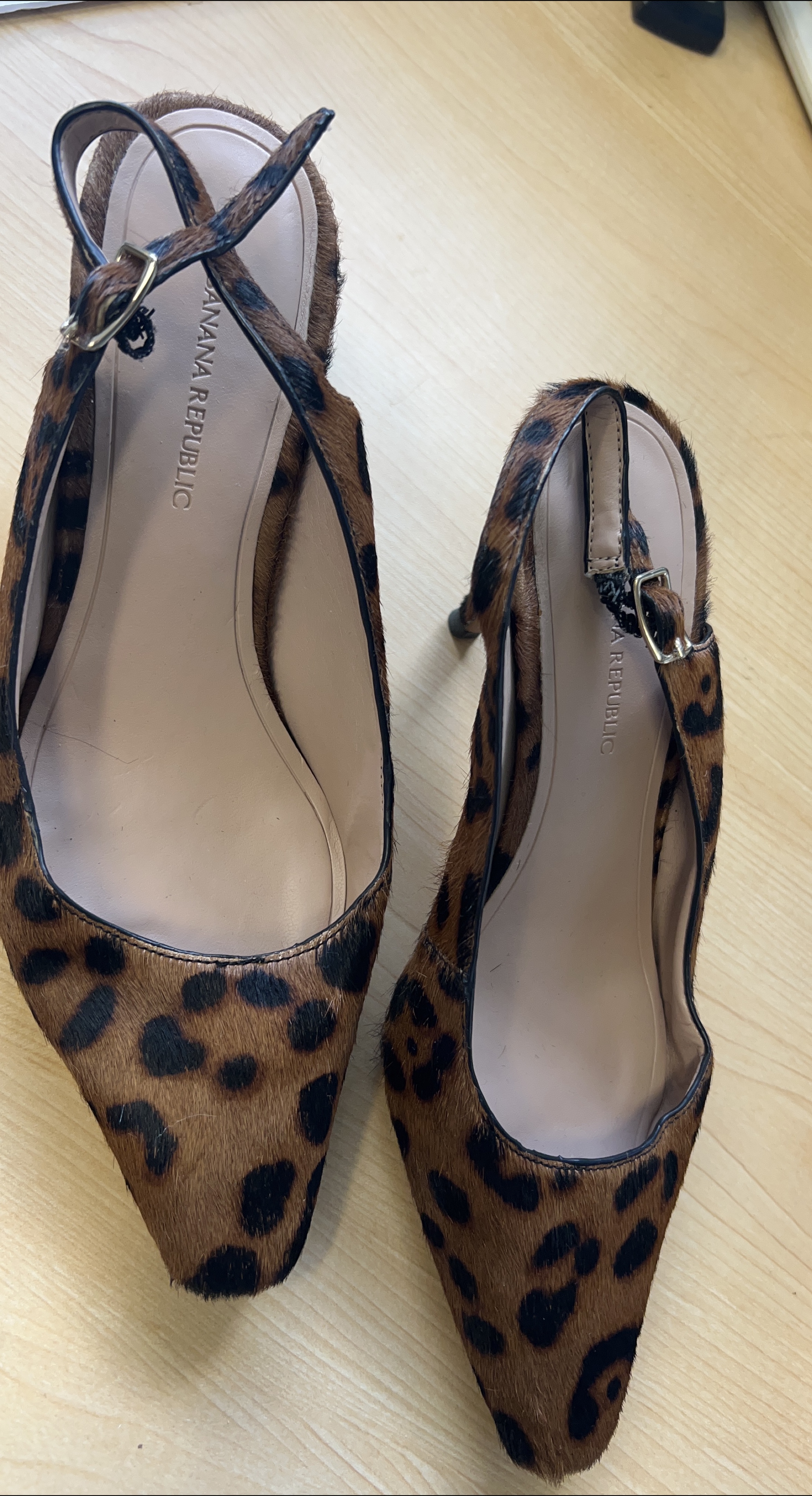 Banana Republic Leopard Print Heels