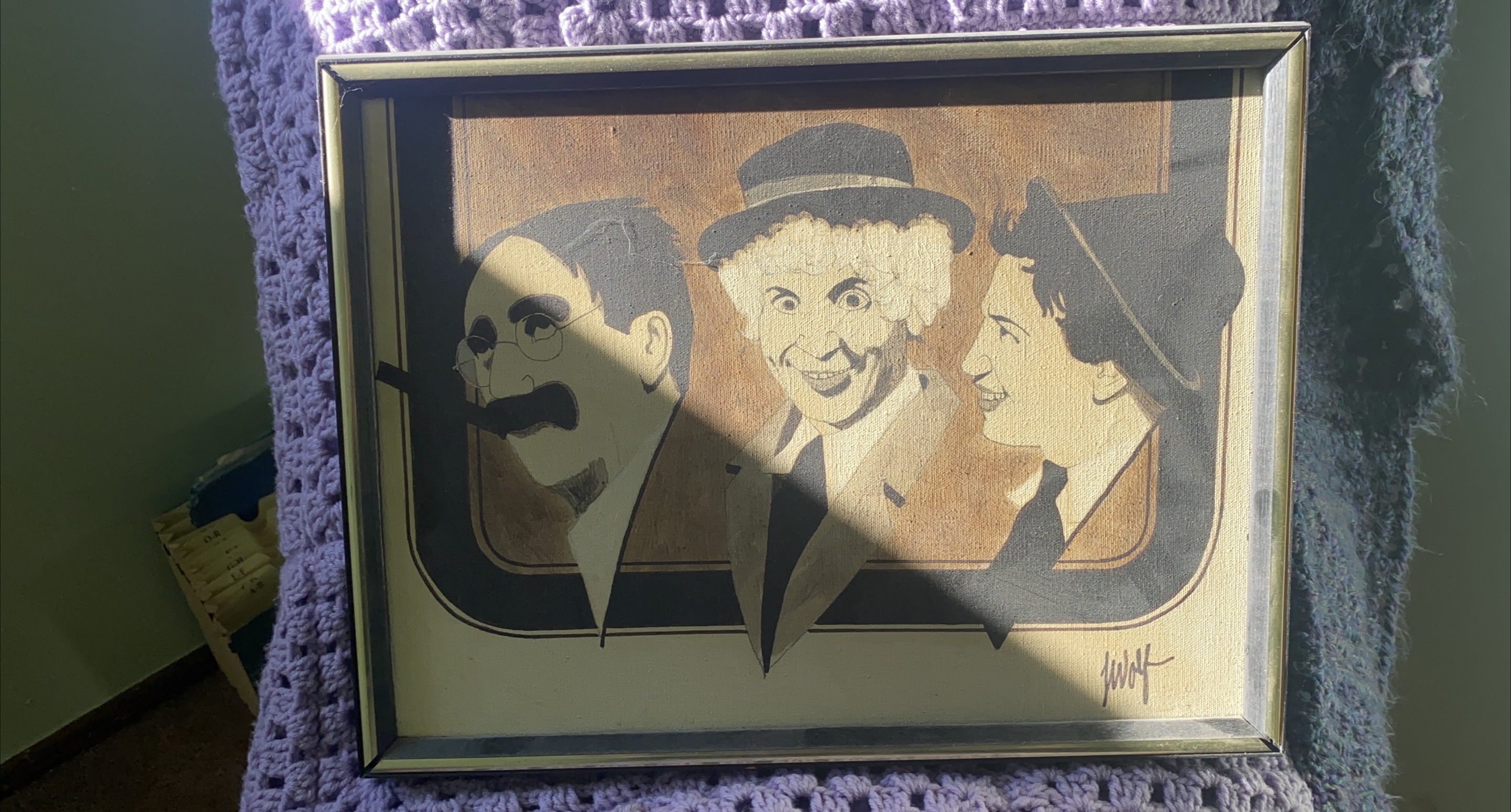 Framed Art Print of Marx Brothers. thumbnail