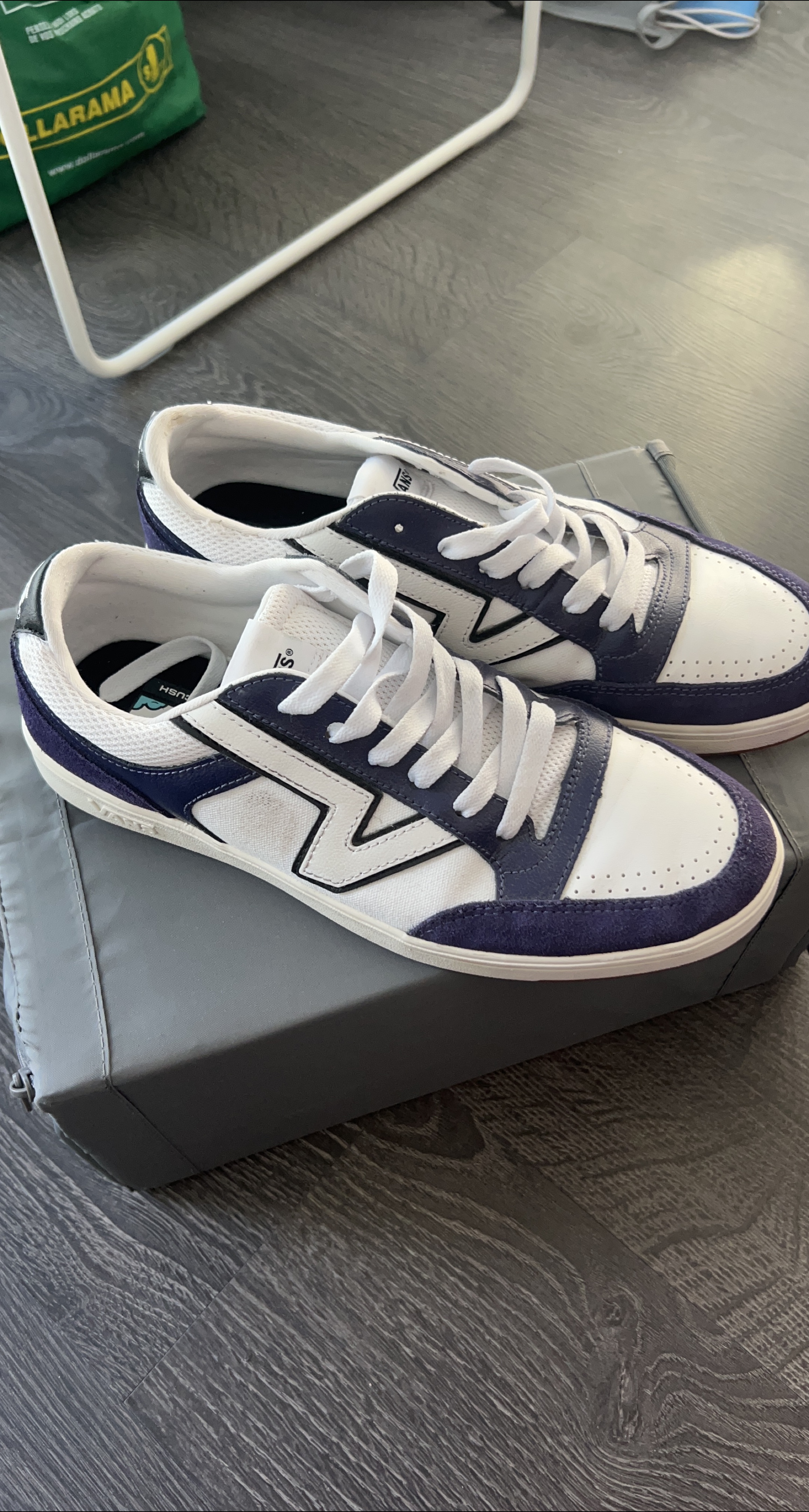 Vans Lowland CC White/Navy Sneakers