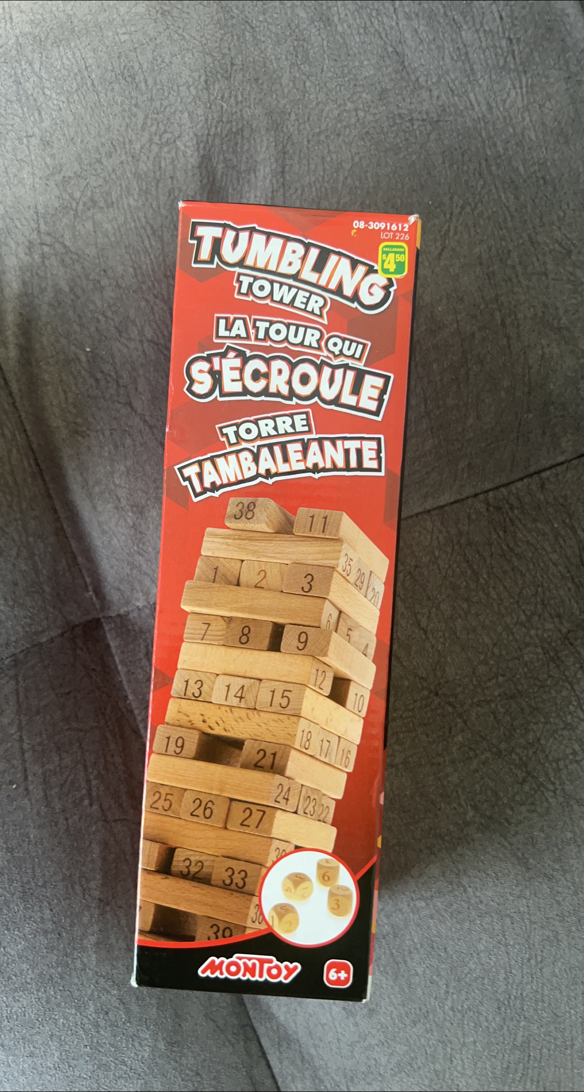 Montoy Tumbling Tower Game - Ages 6+