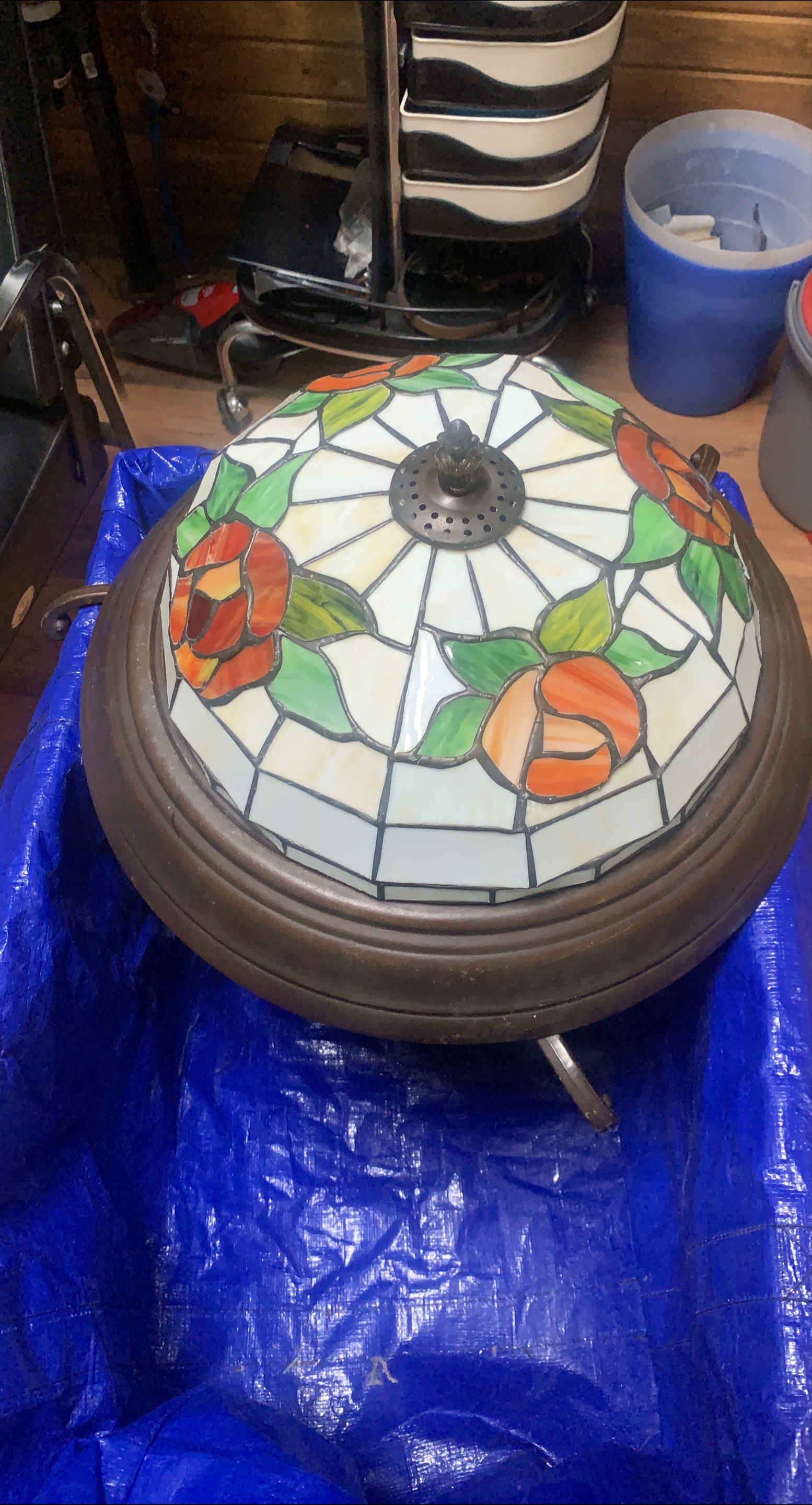 Stained Glass Ceiling Light Fixture thumbnail