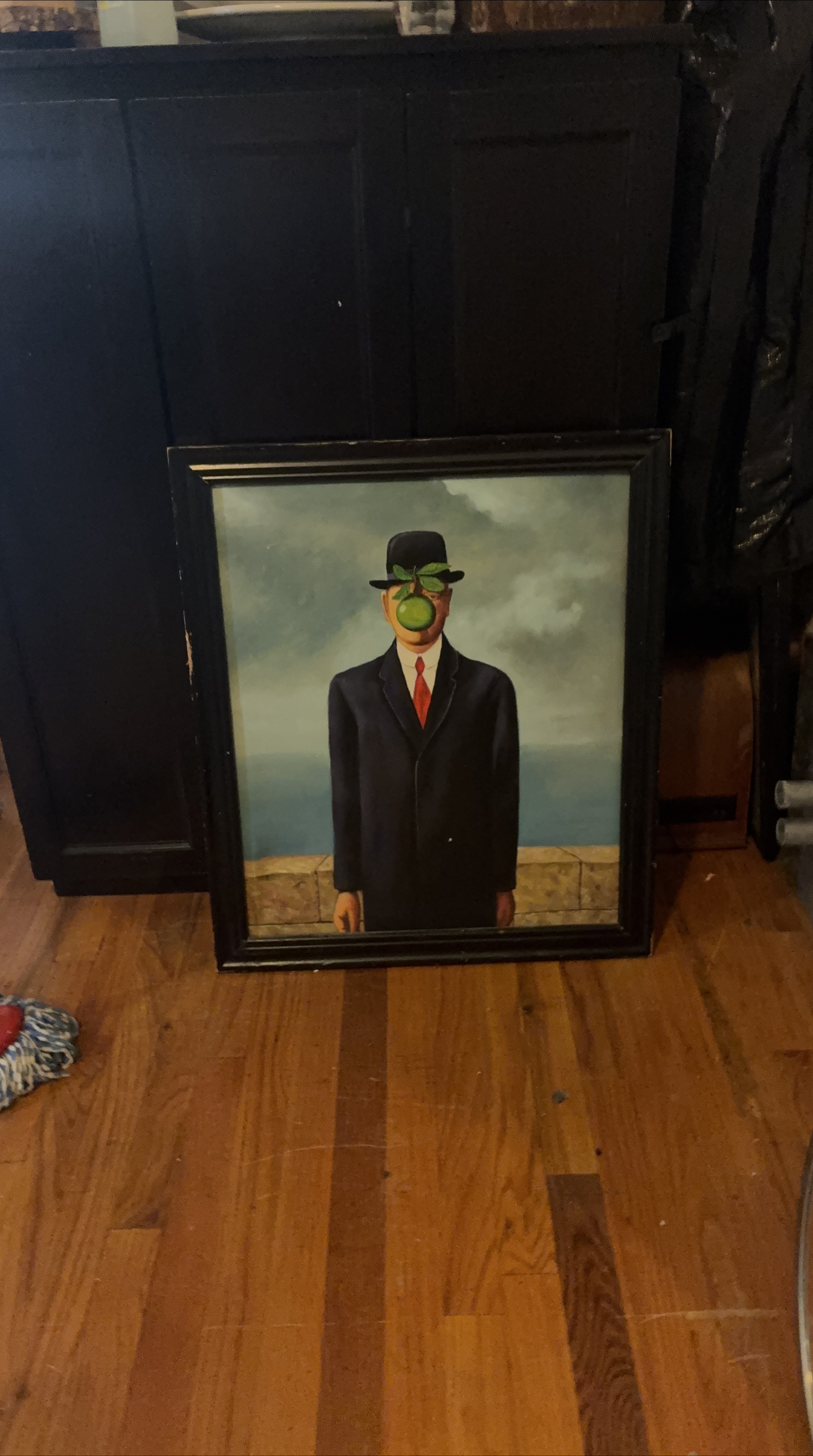 Rene Magritte "The Son of Man" Framed Print thumbnail