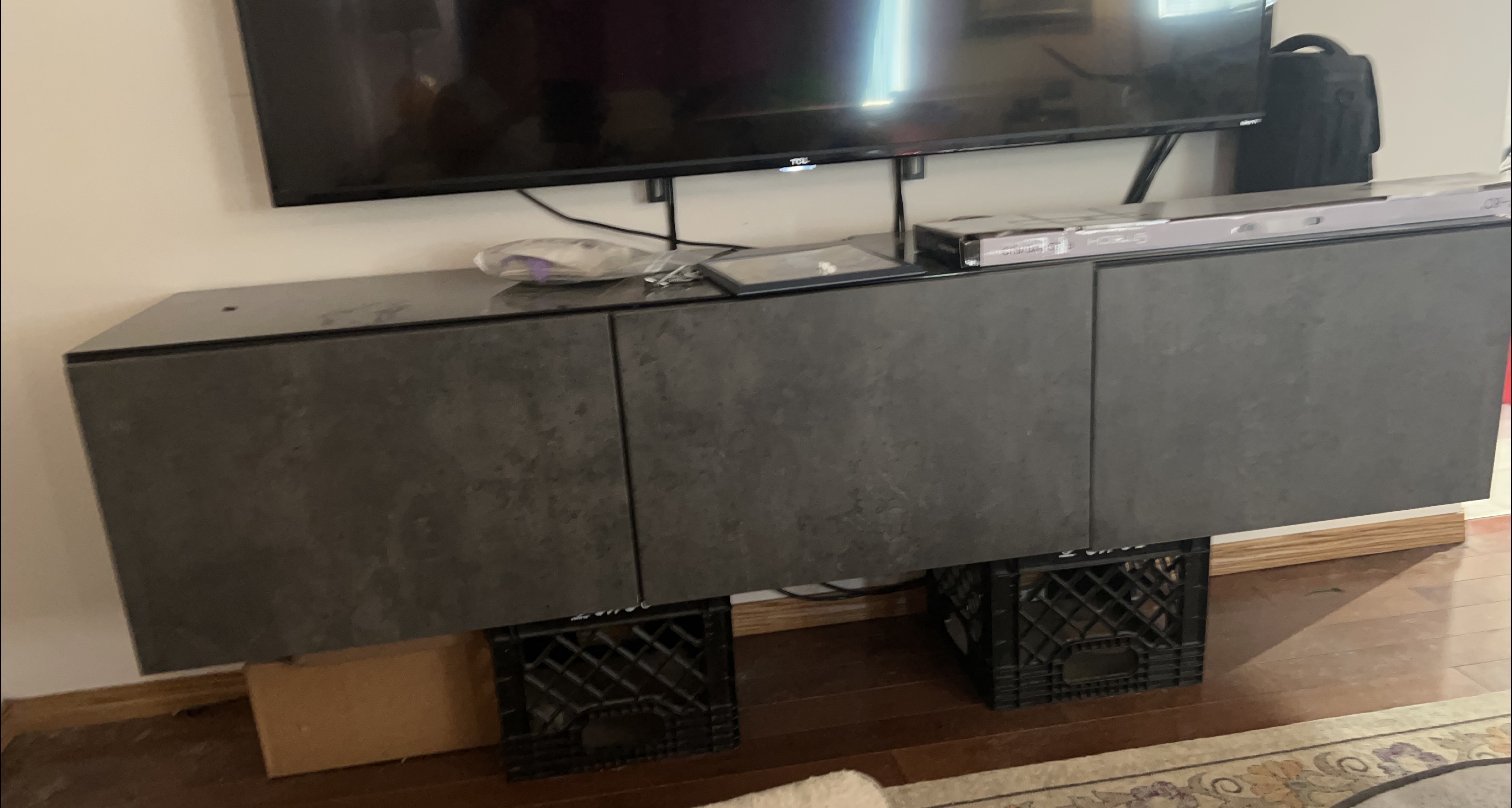 Grey TV Stand