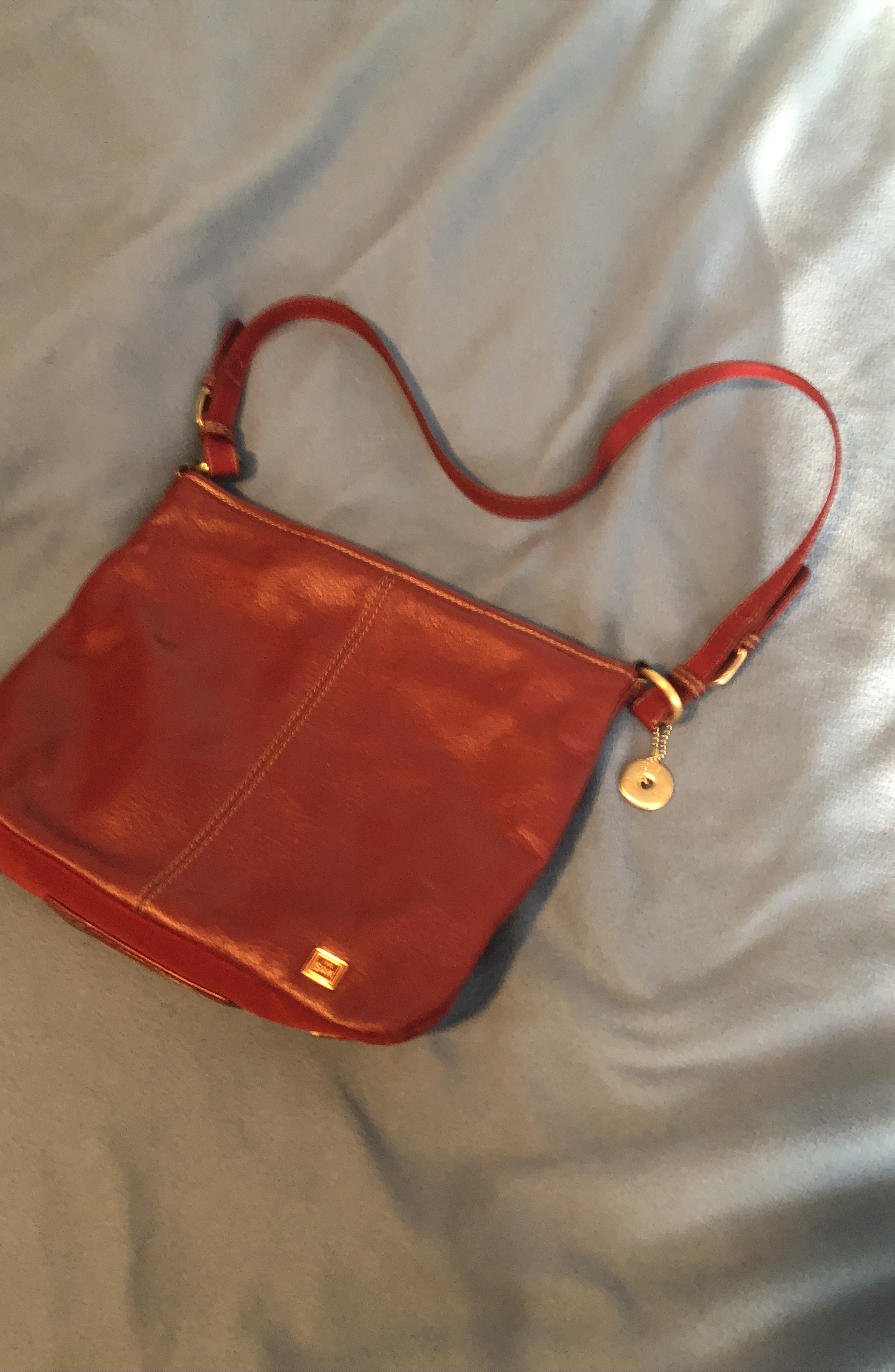 The Sak Red Leather Hobo Bag thumbnail