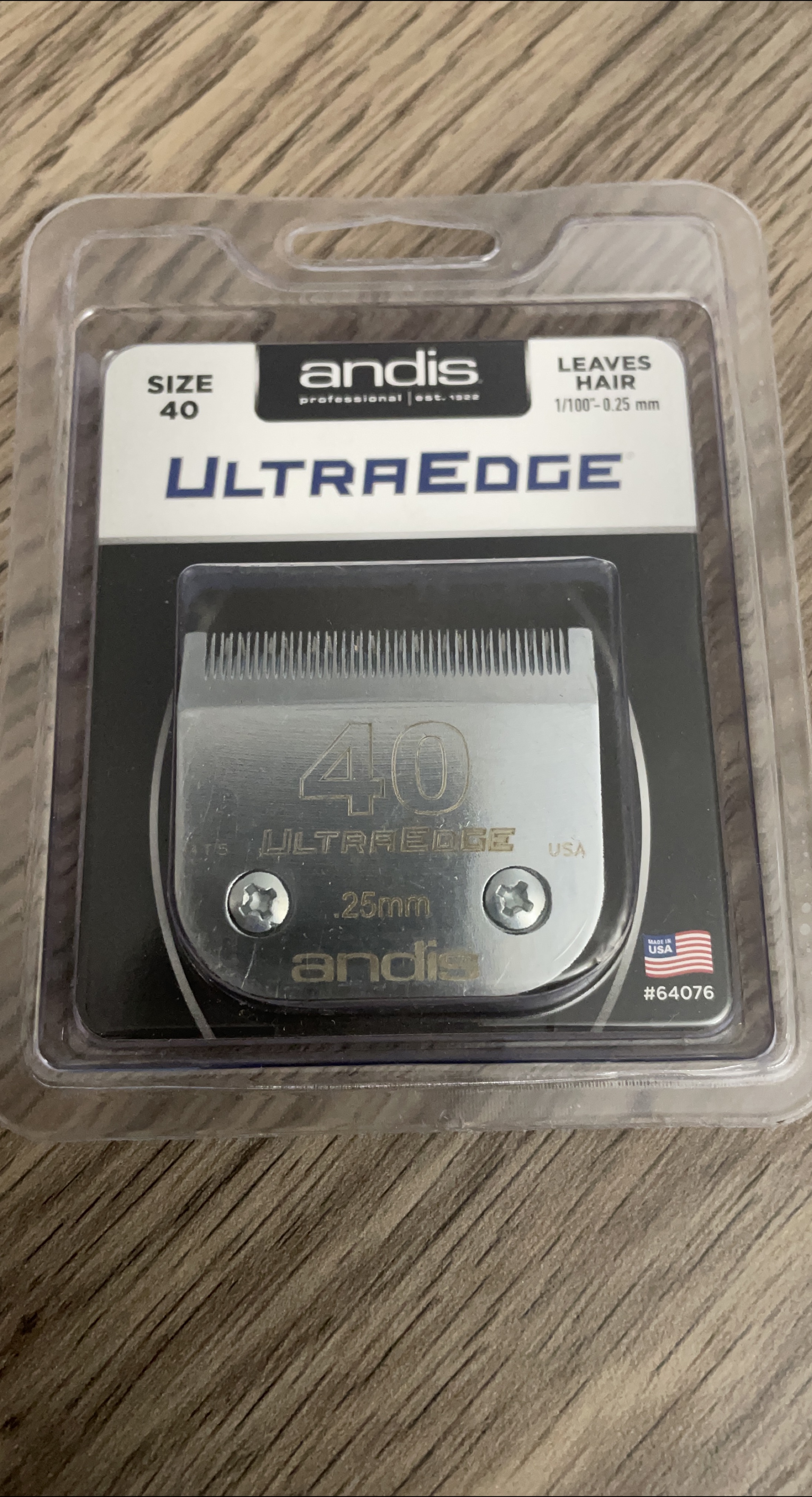 Andis UltraEdge Blade Size 40 - New in Package!