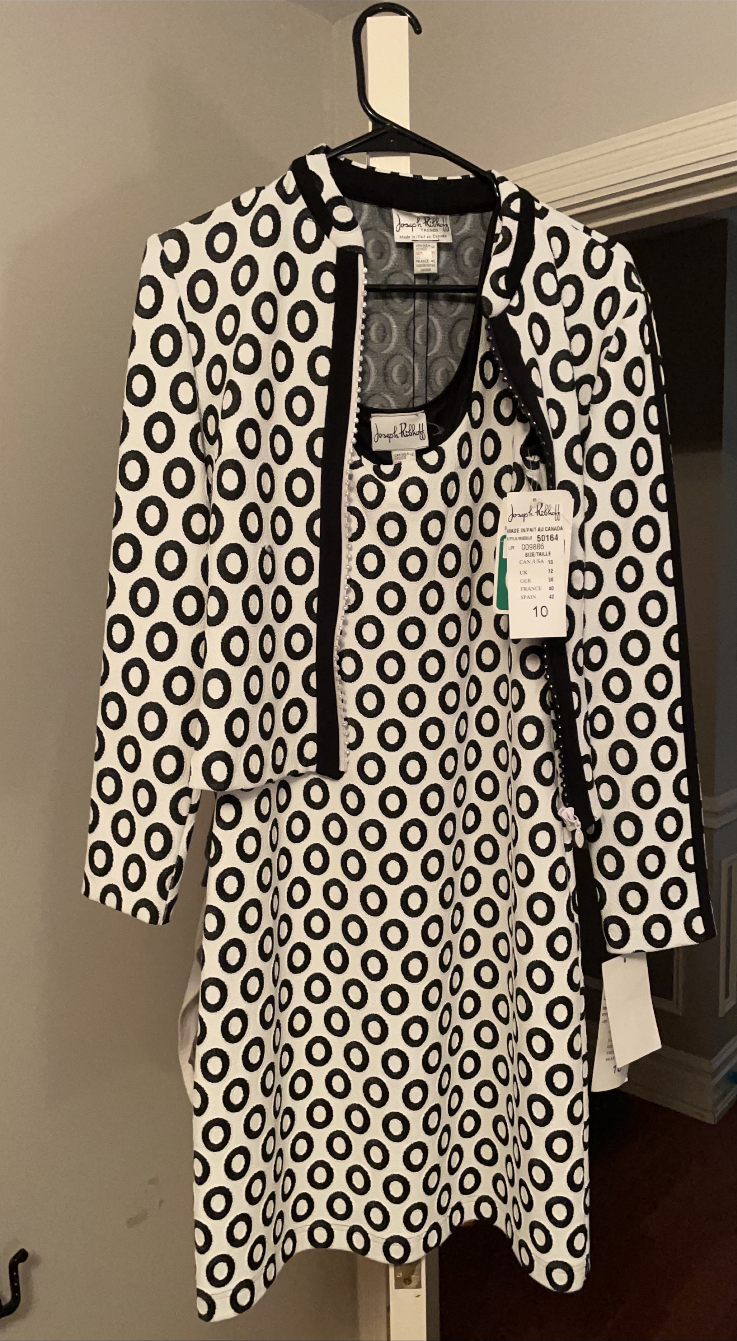 Joseph Ribkoff Dress & Jacket Set - Size 10 thumbnail