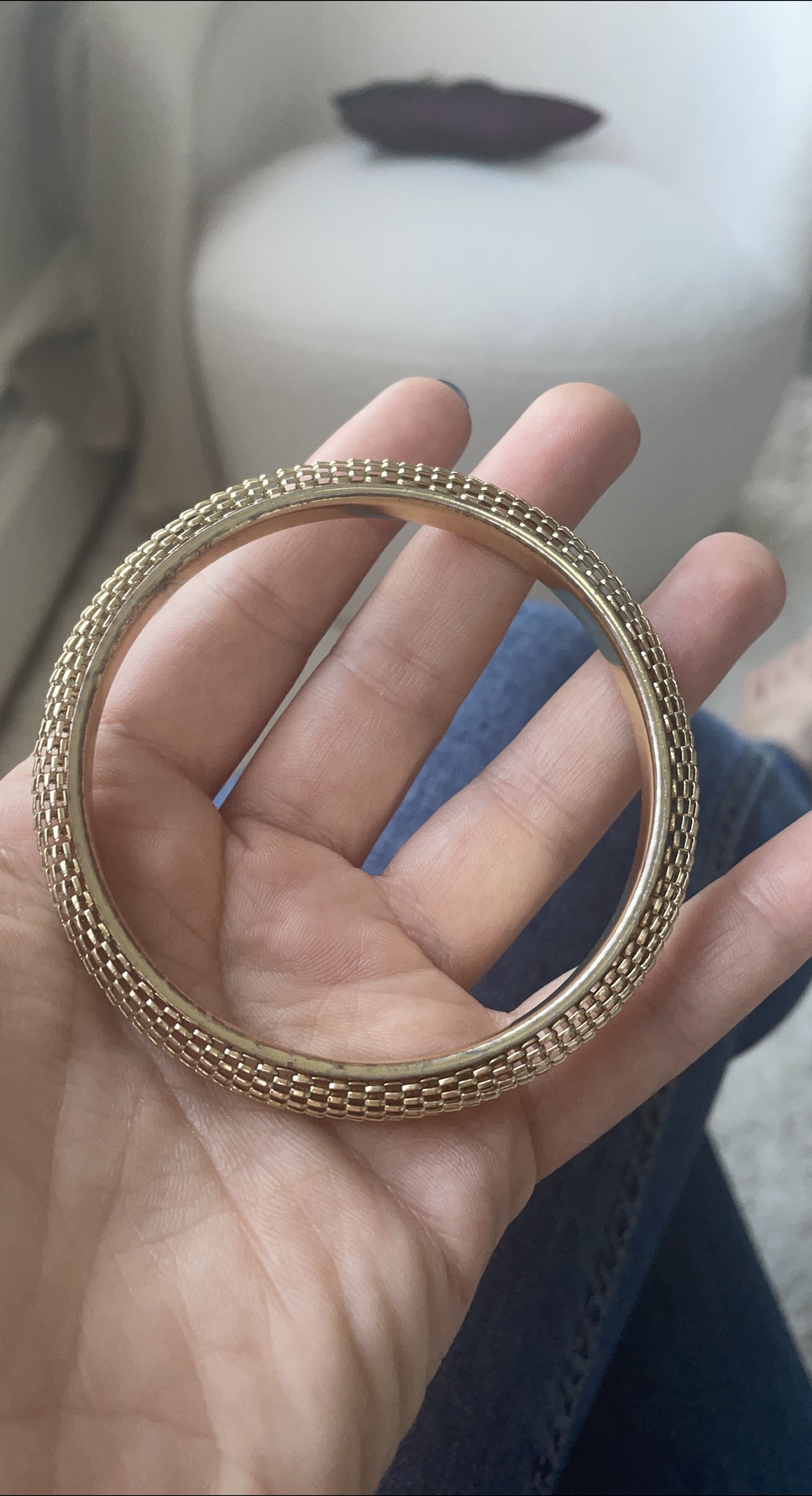 Gold Bangle Bracelet thumbnail