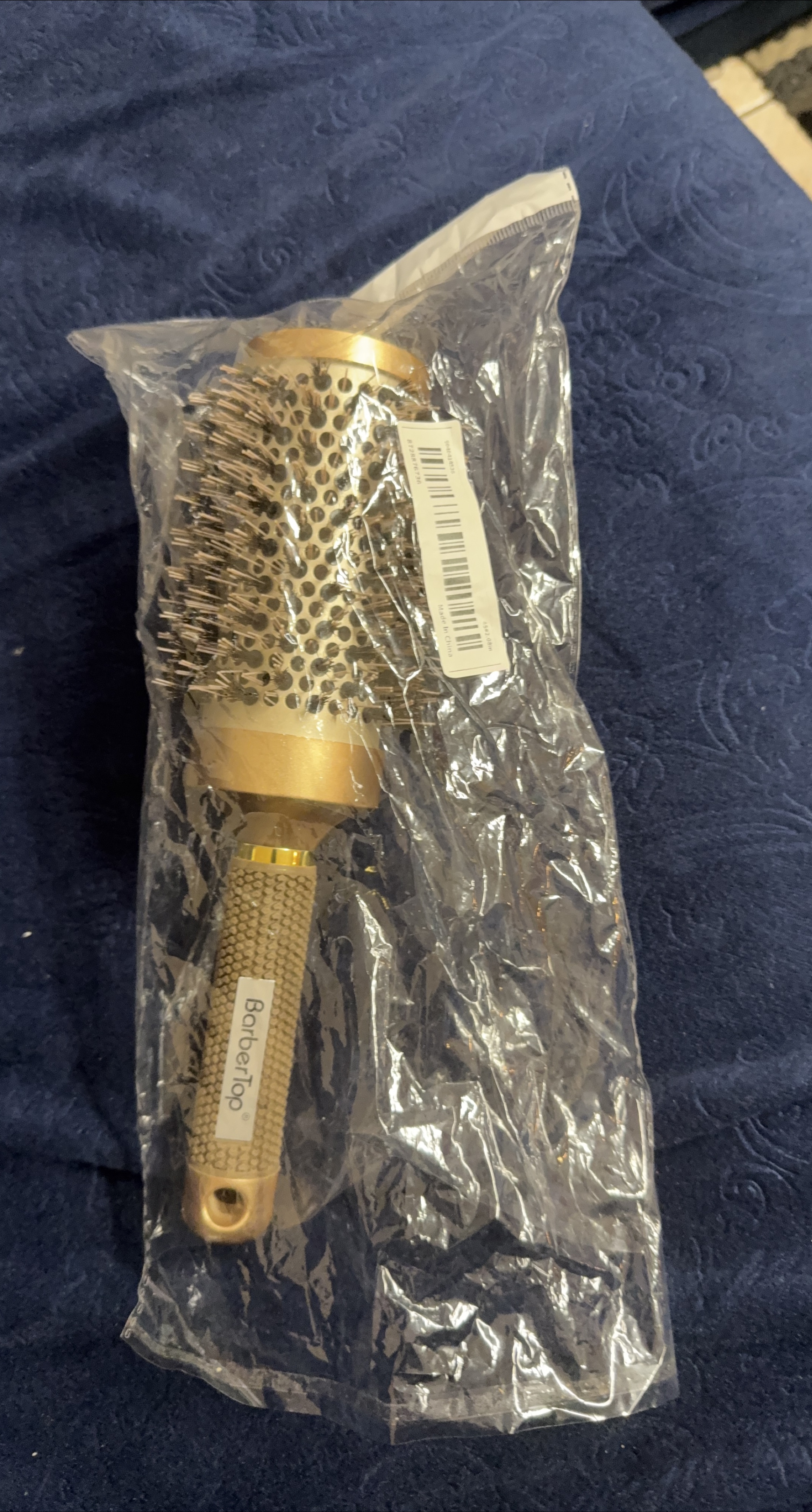 BarberTop Round Hair Brush - New in Package
