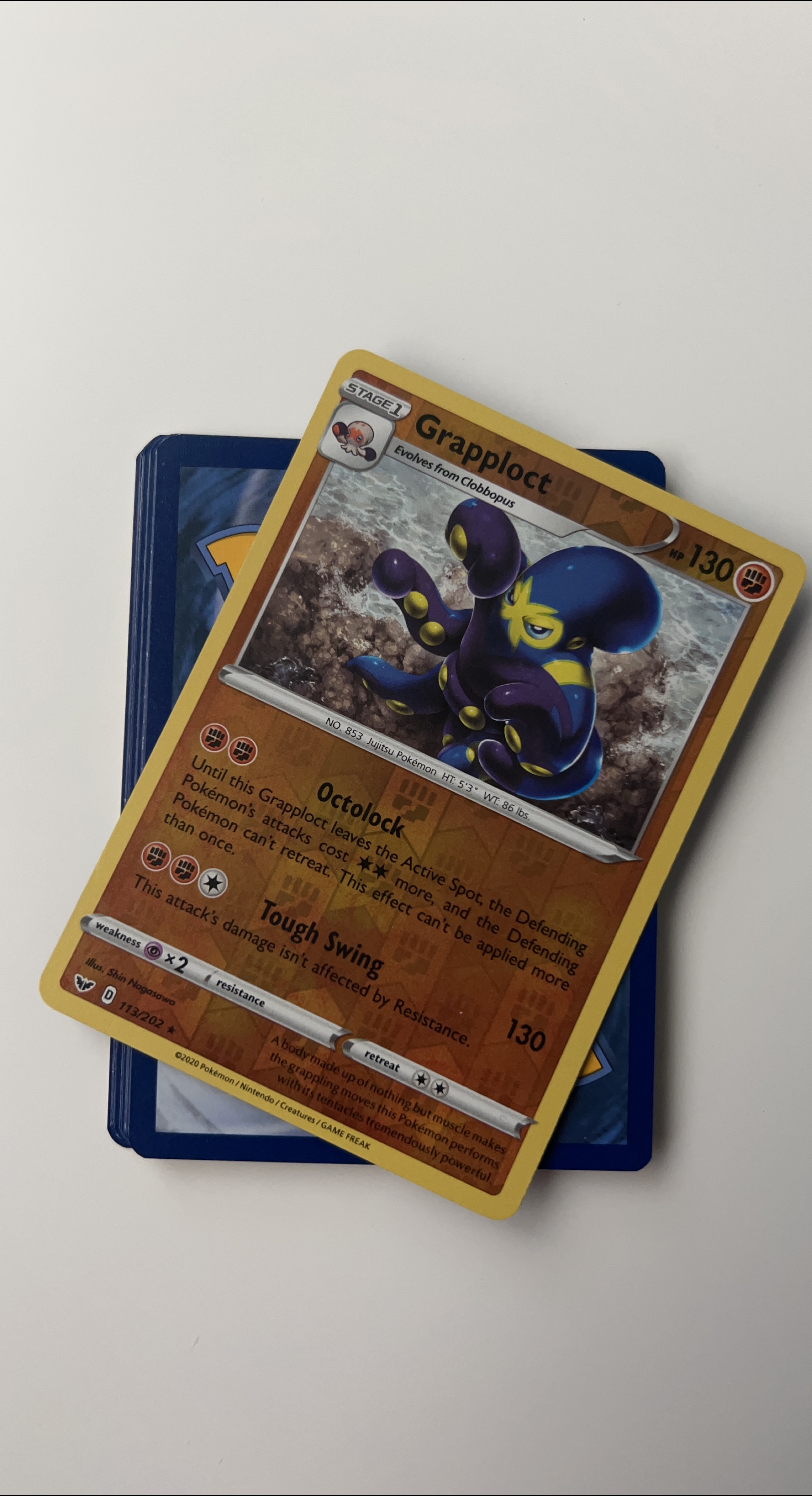 Grapploct Pokémon Card + Fighting Deck thumbnail