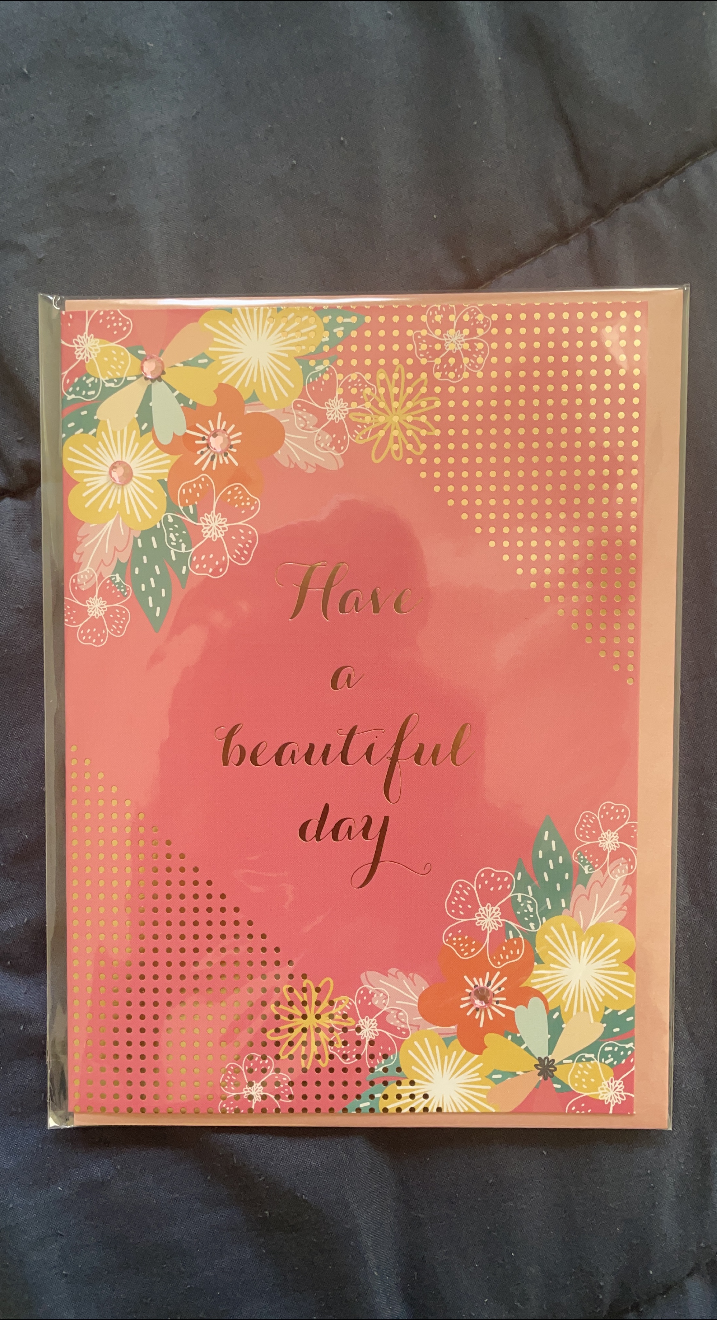 CARD ACCEPTED - New 'Have a Beautiful Day' Card (with envelope) thumbnail