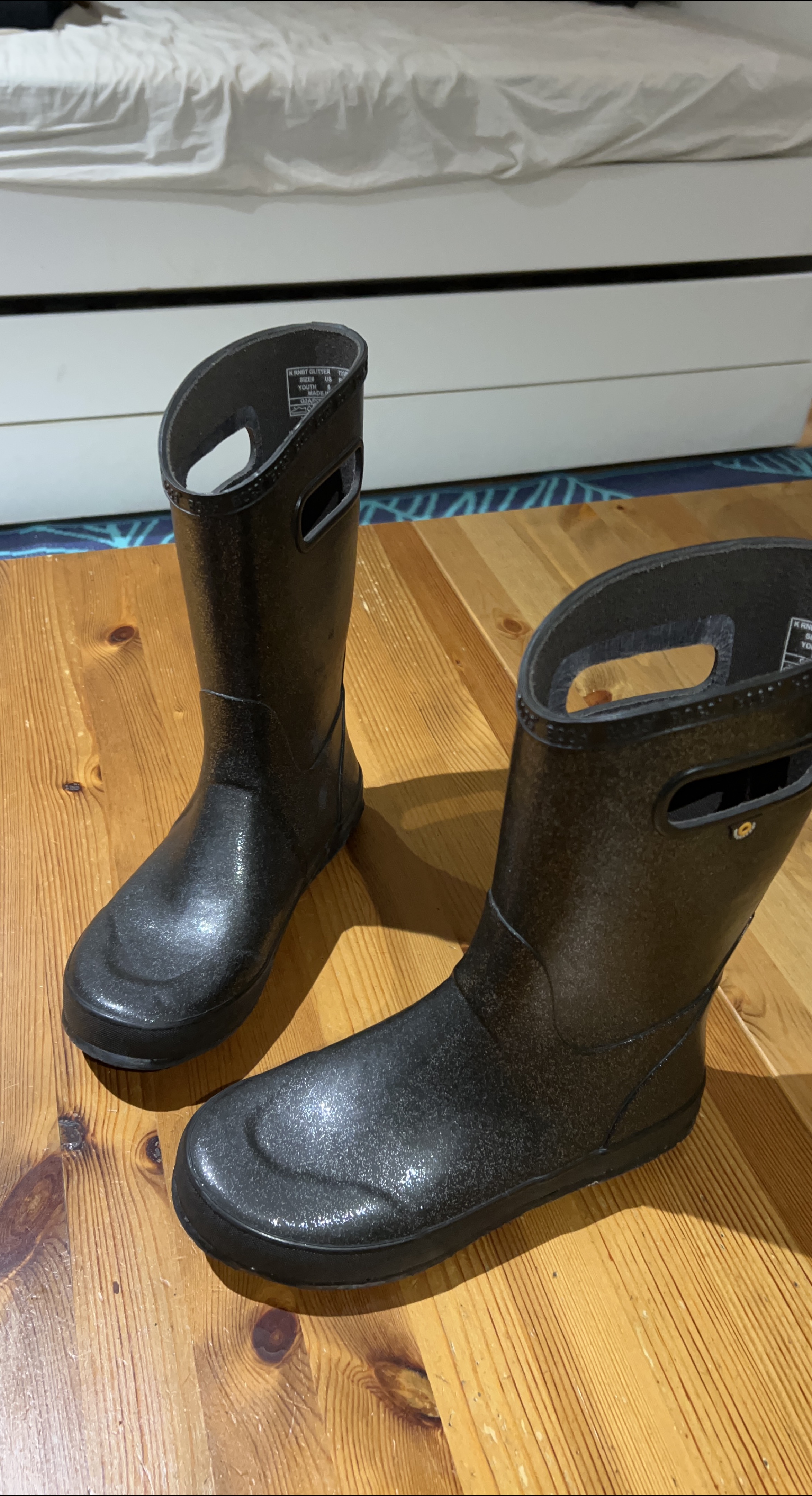 BOGS Glitter Rain Boots - Size 8 thumbnail