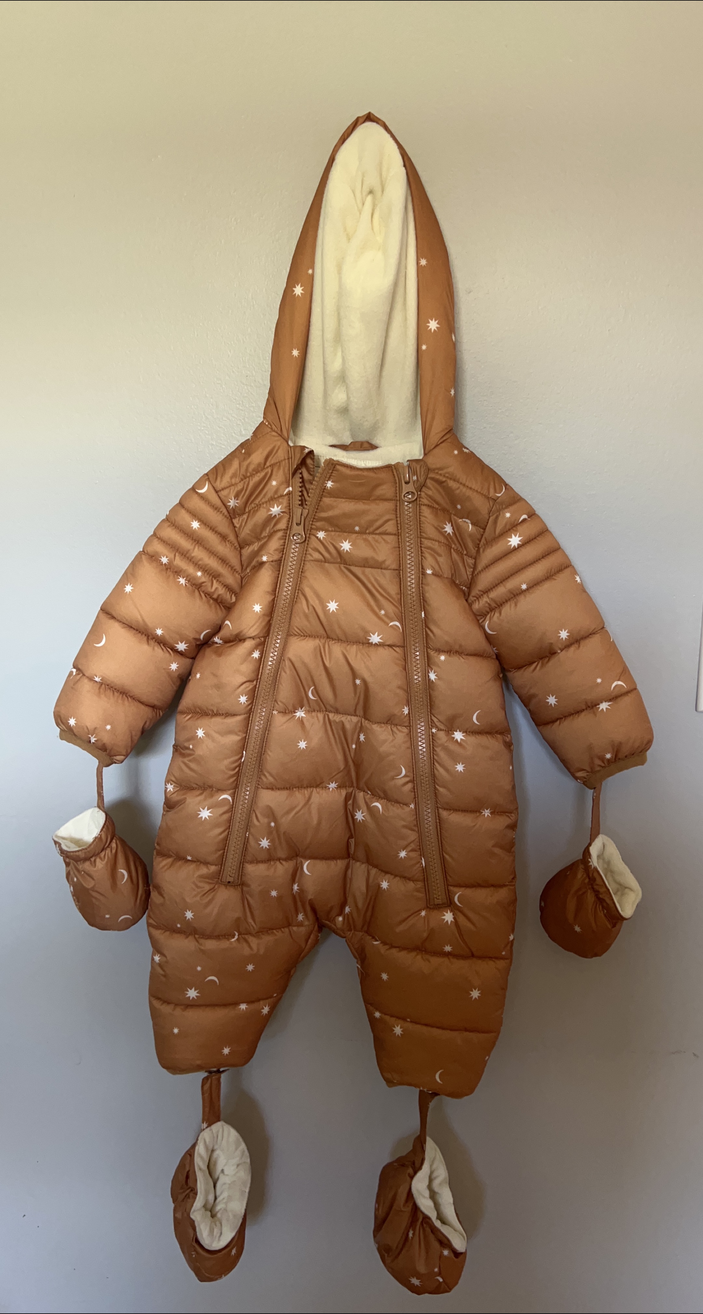 Baby Snowsuit with Mittens & Booties