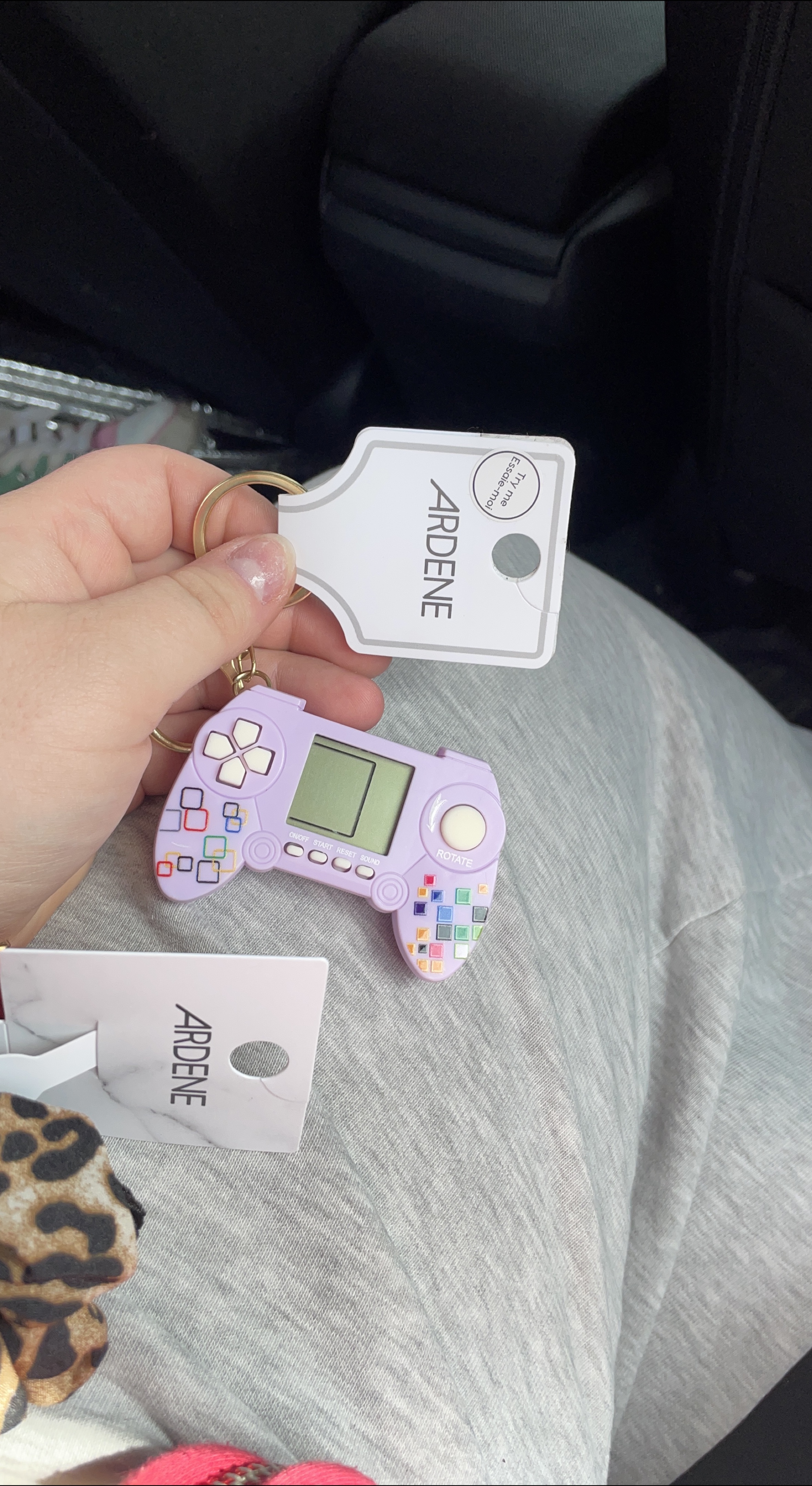 Ardene Game Controller Keychain - New with Tags! thumbnail