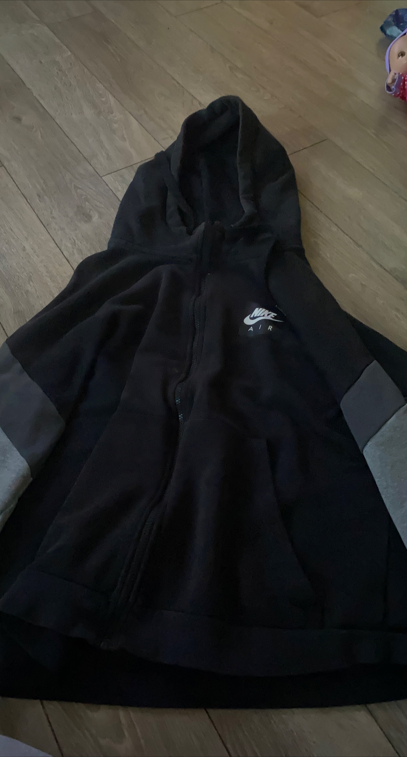 Nike Air Full Zip Hoodie - Black