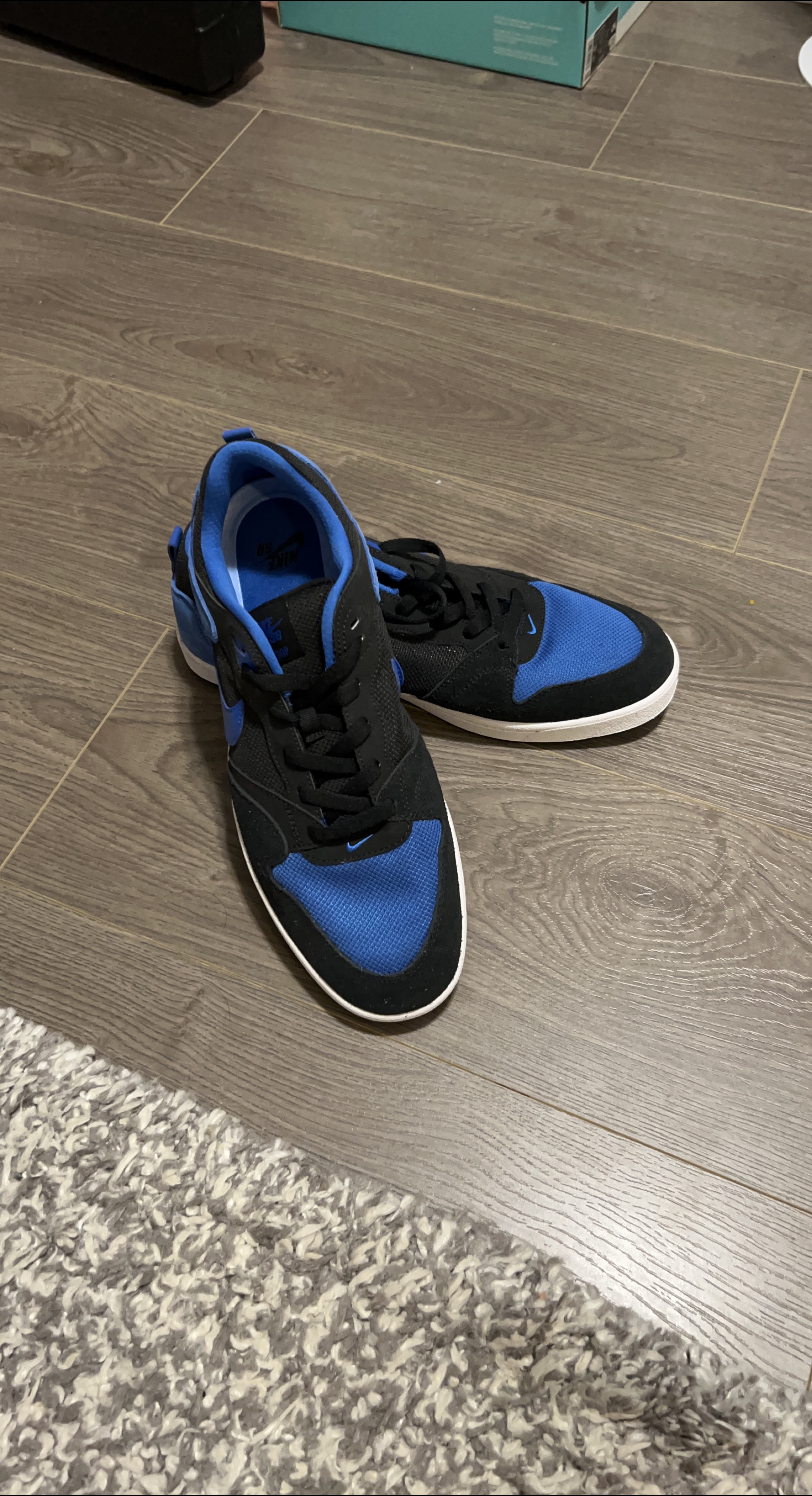 Nike SB Shane Skate Shoes - Black/Blue thumbnail