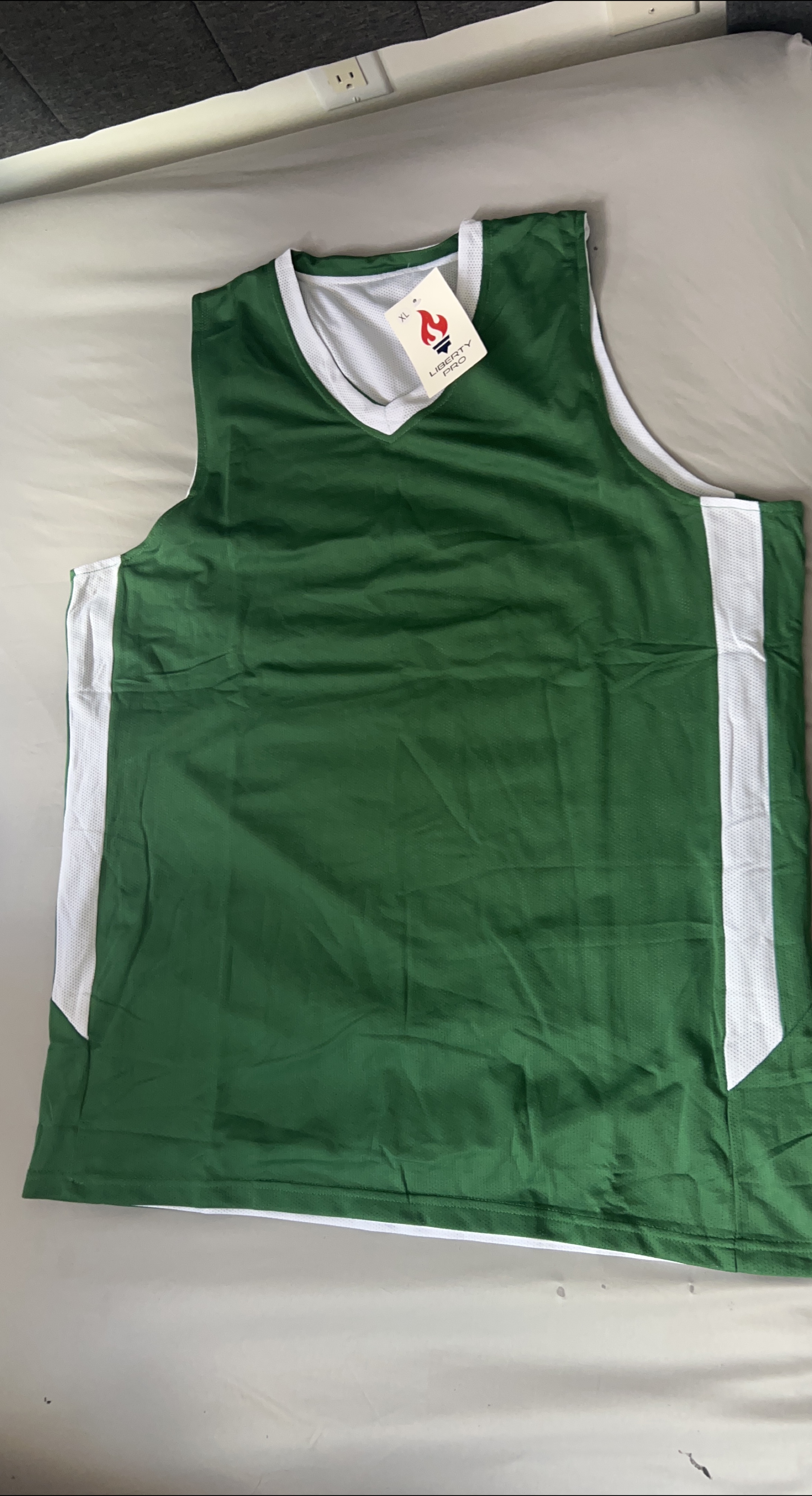 Liberty Pro Green Basketball Jersey - XL thumbnail
