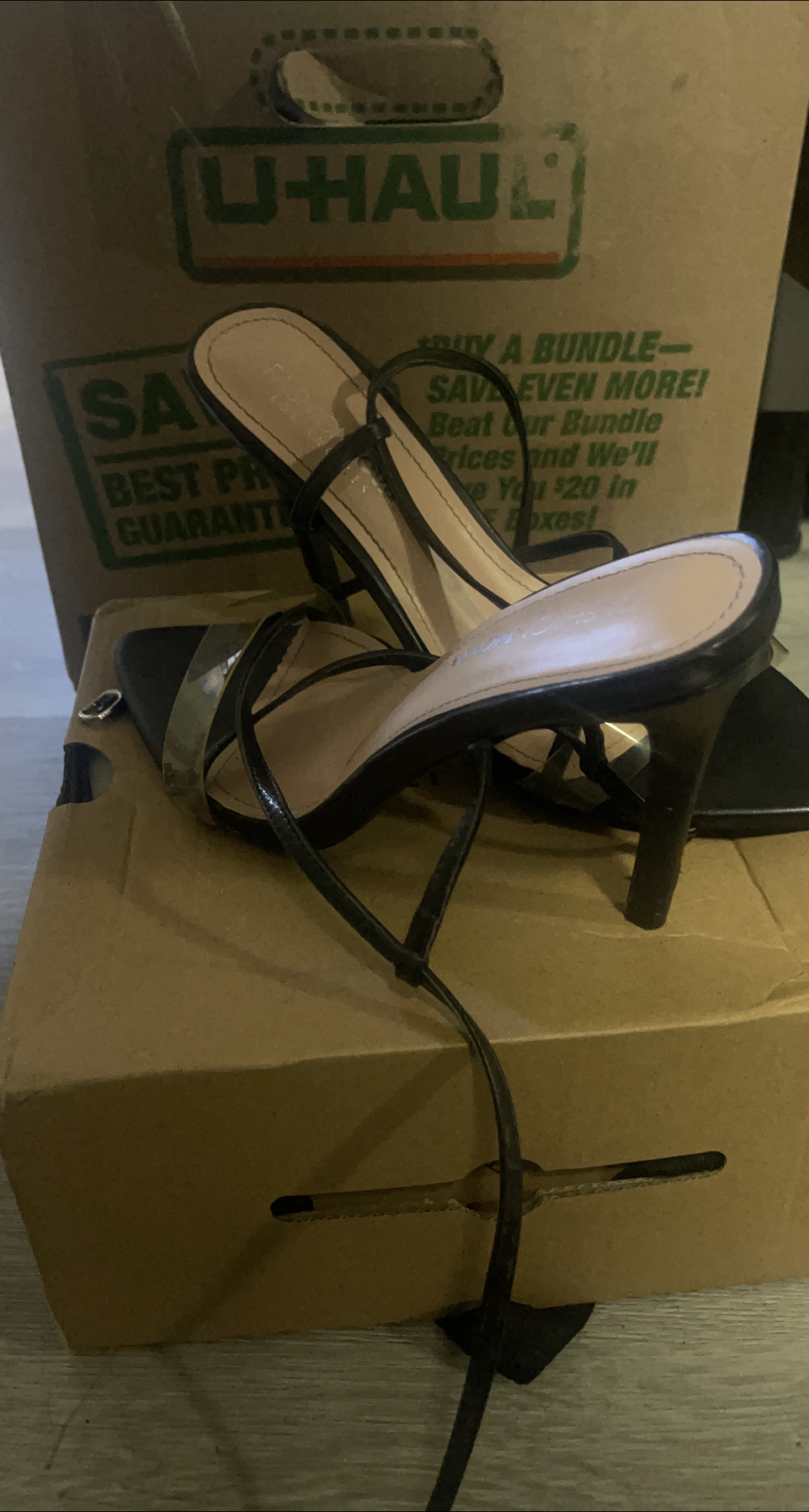 Fashion Nova Black Heels - Size 7
