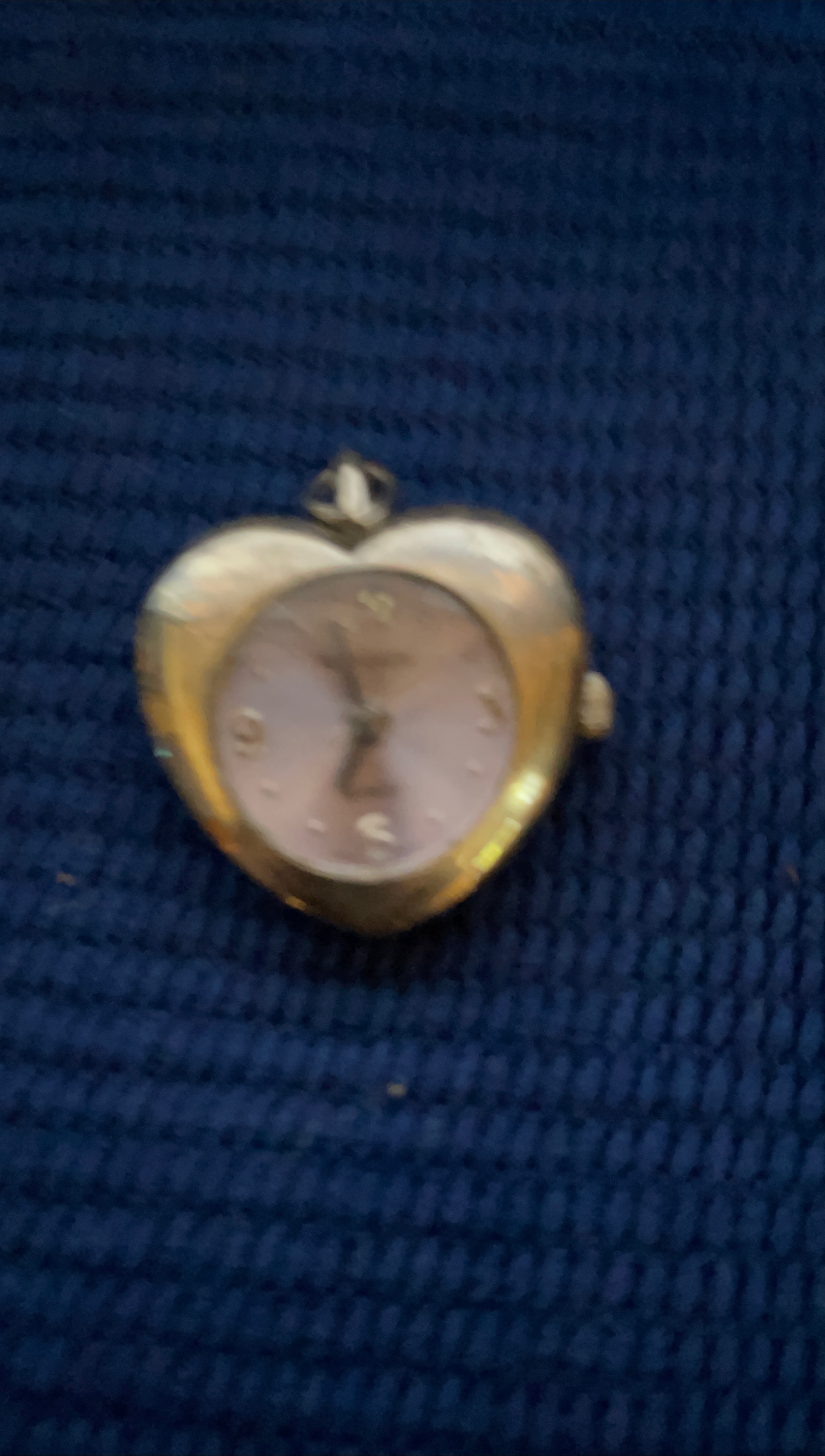 Heart Shaped Pendant Watch thumbnail