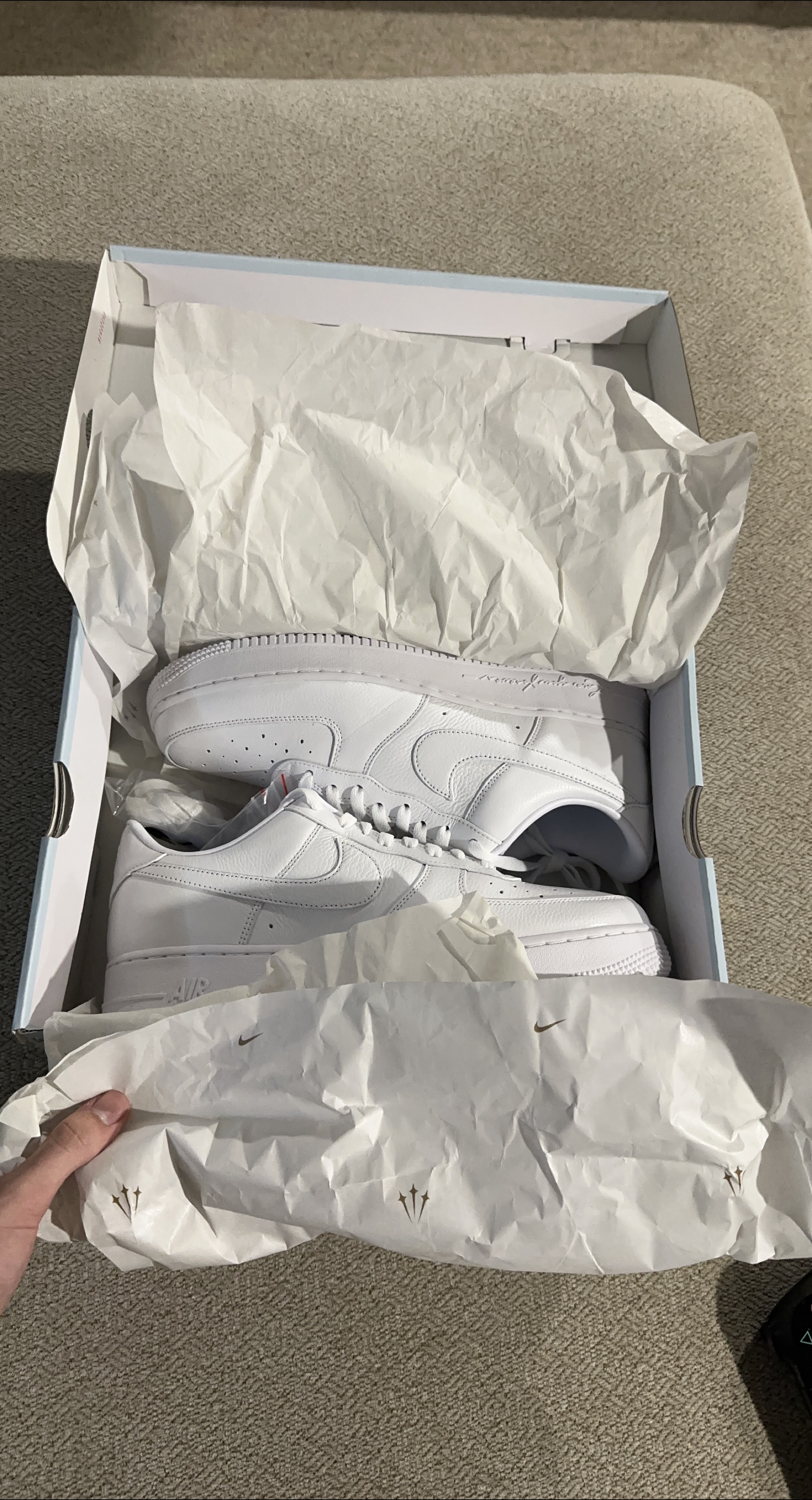 OVO Nike Air Force 1 Low - White, Brand New thumbnail