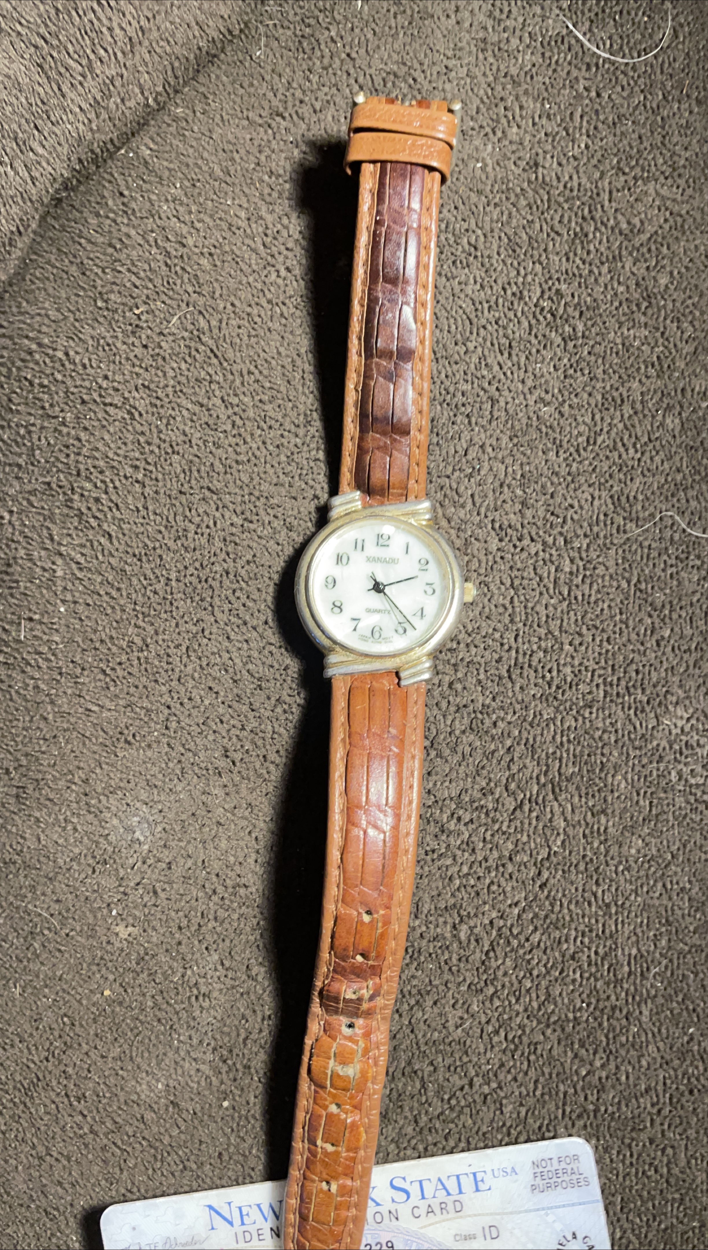 Xanadu Quartz Watch with Leather Band thumbnail