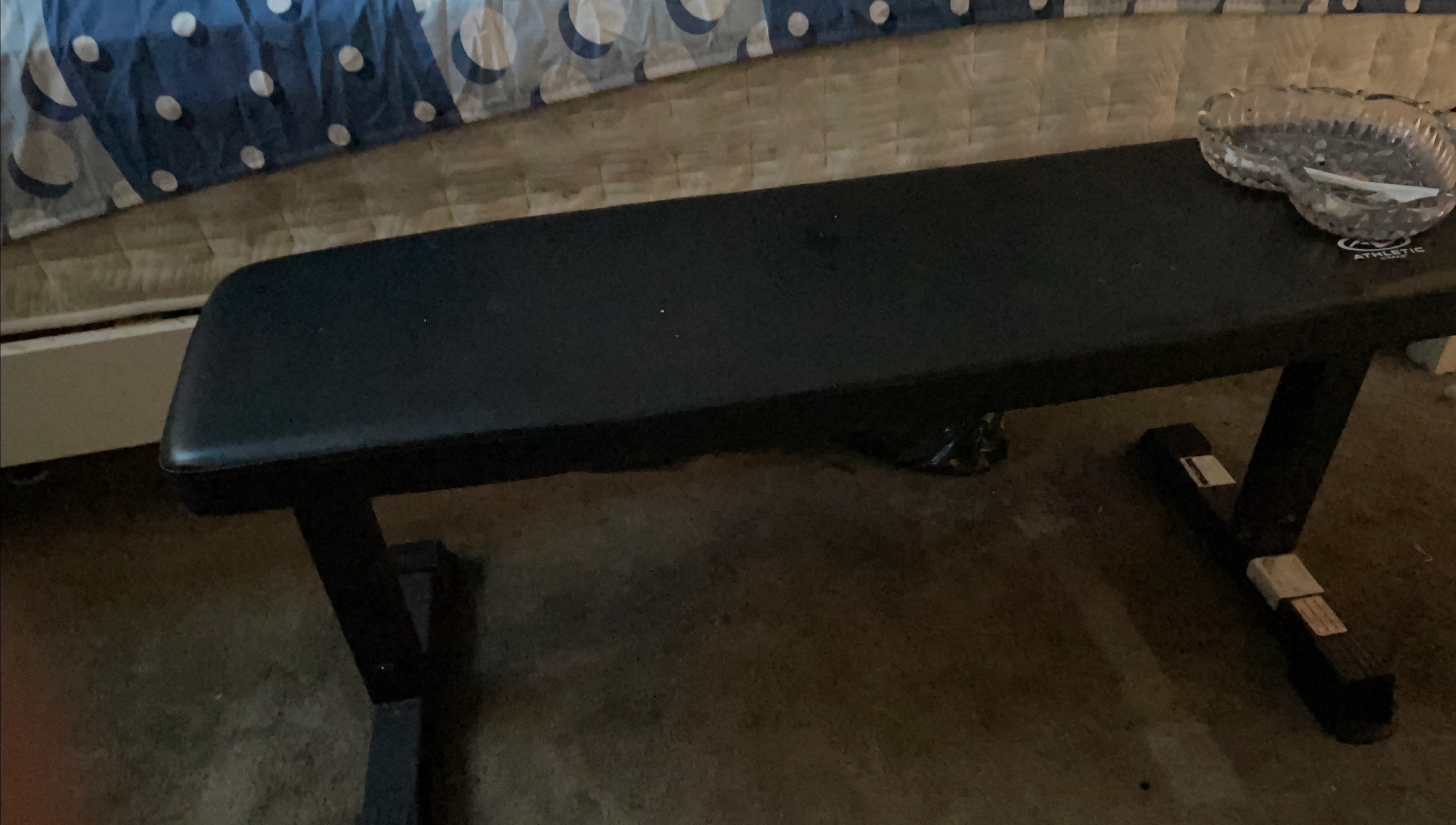 Athletic Weight Bench - Black thumbnail