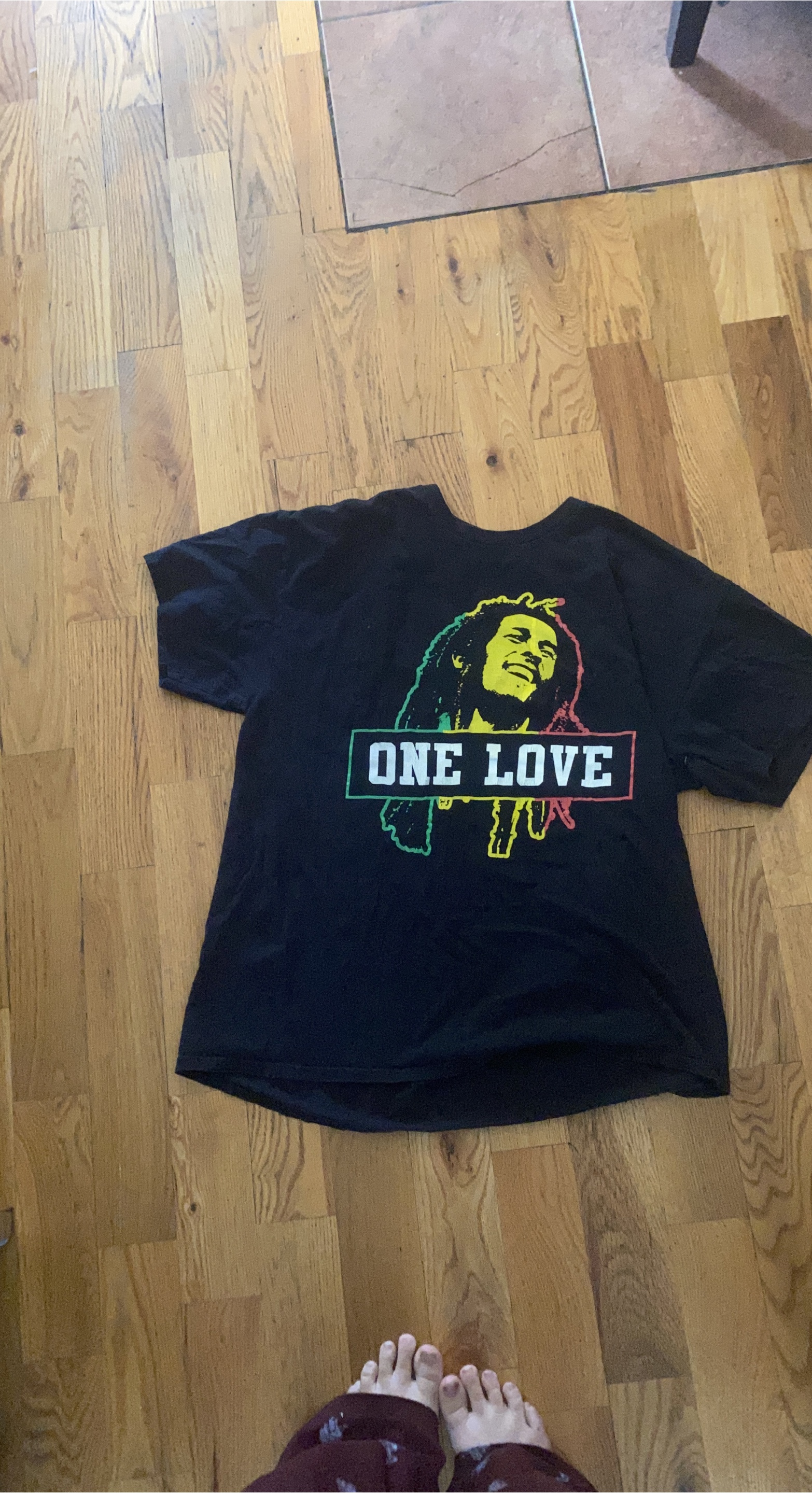 Bob Marley One Love T-shirt thumbnail