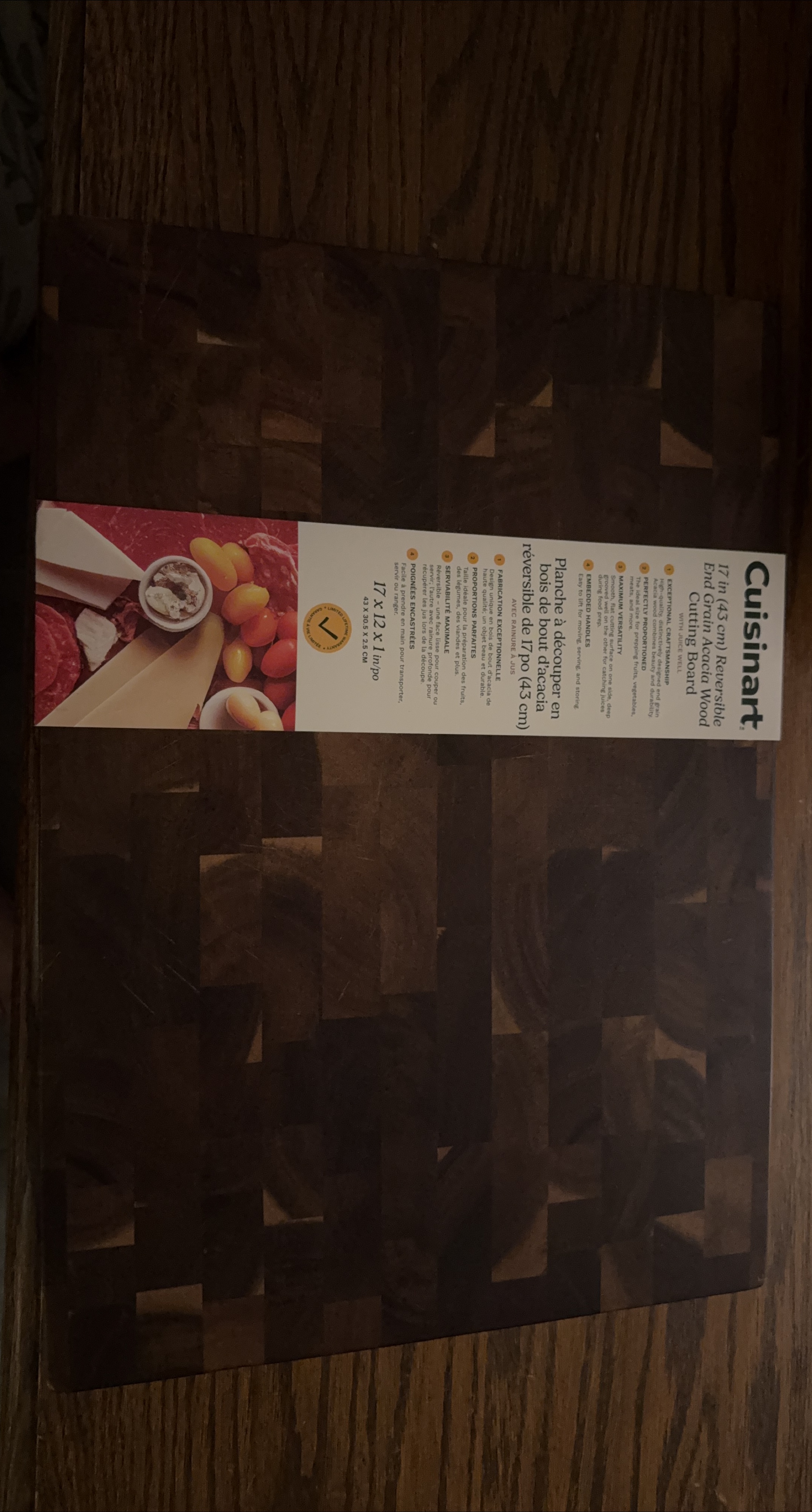 Cuisinart 17" x 12" Reversible Cutting Board thumbnail