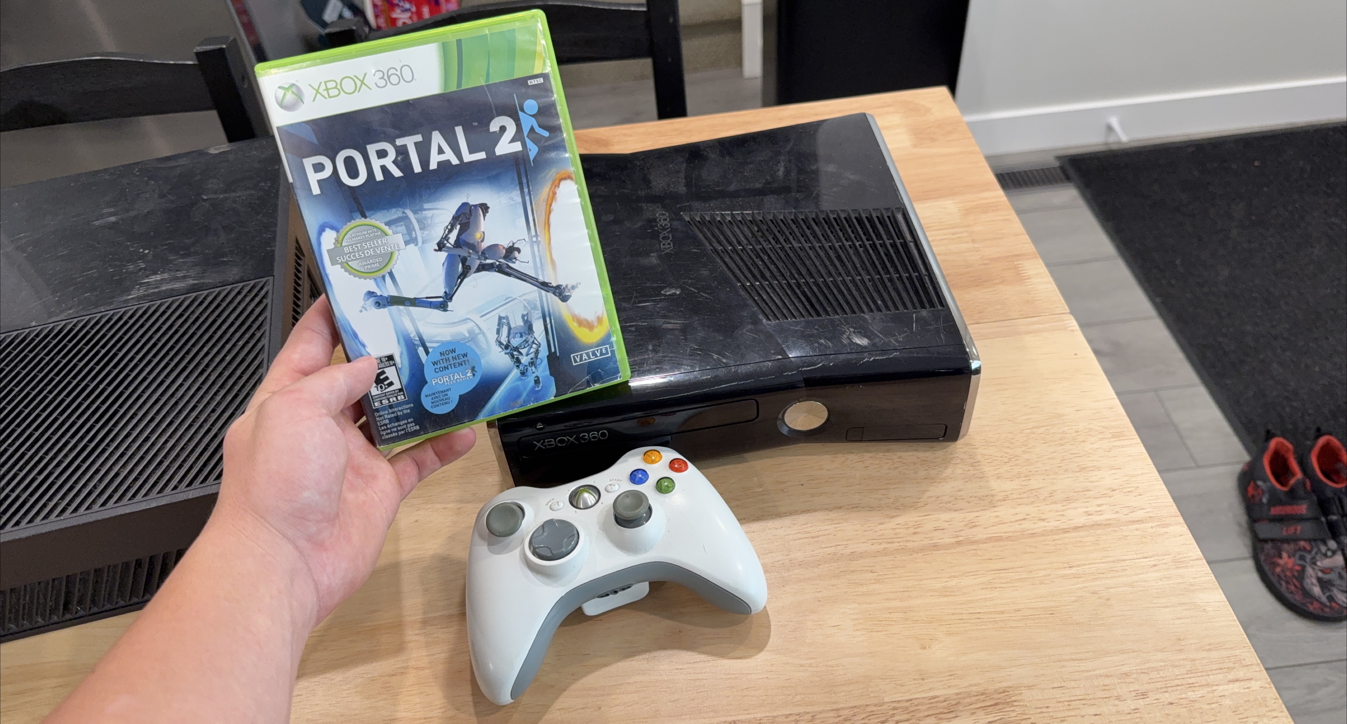 Xbox 360 Console with Portal 2 Game thumbnail