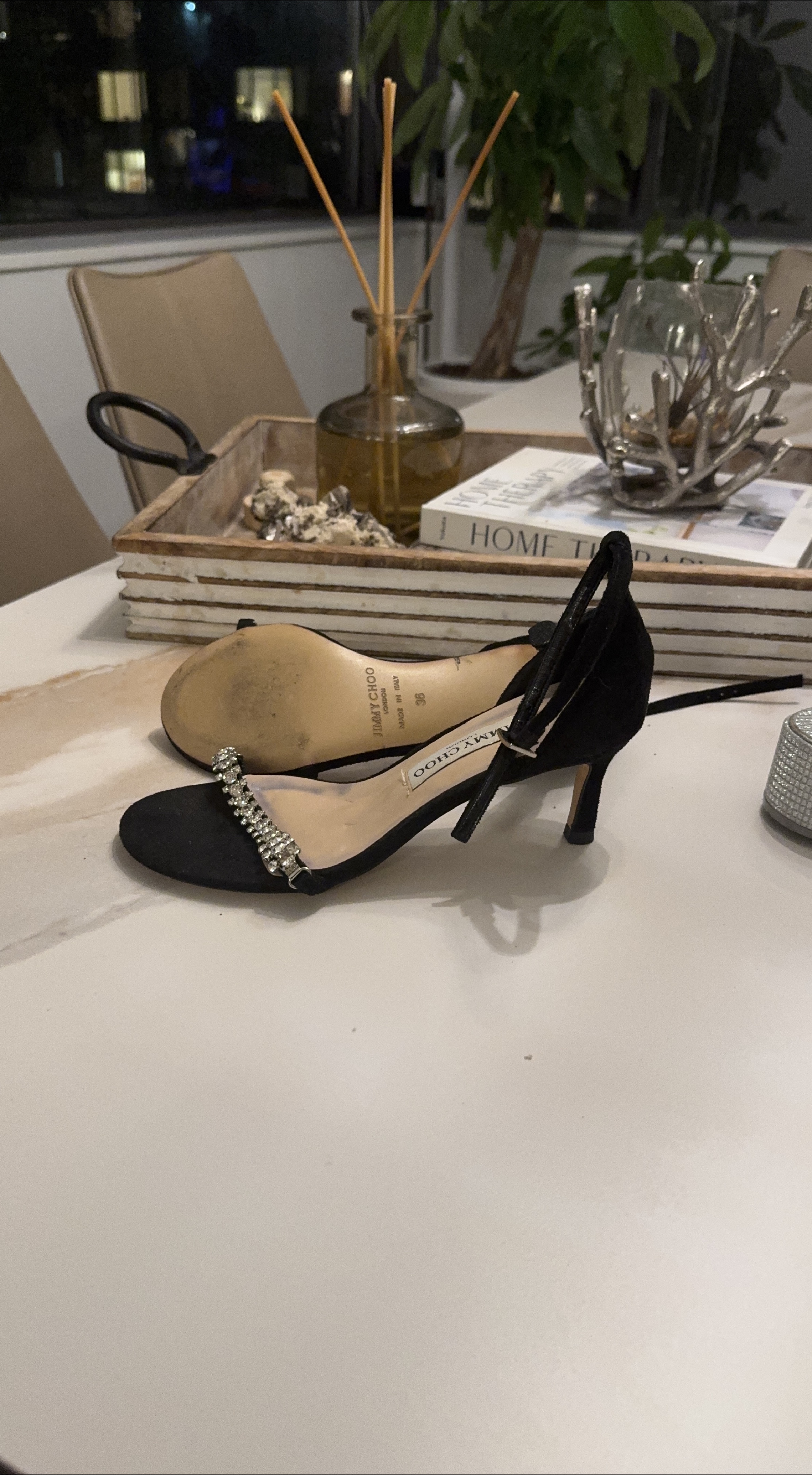 Jimmy Choo Black Heels - Size 36 thumbnail