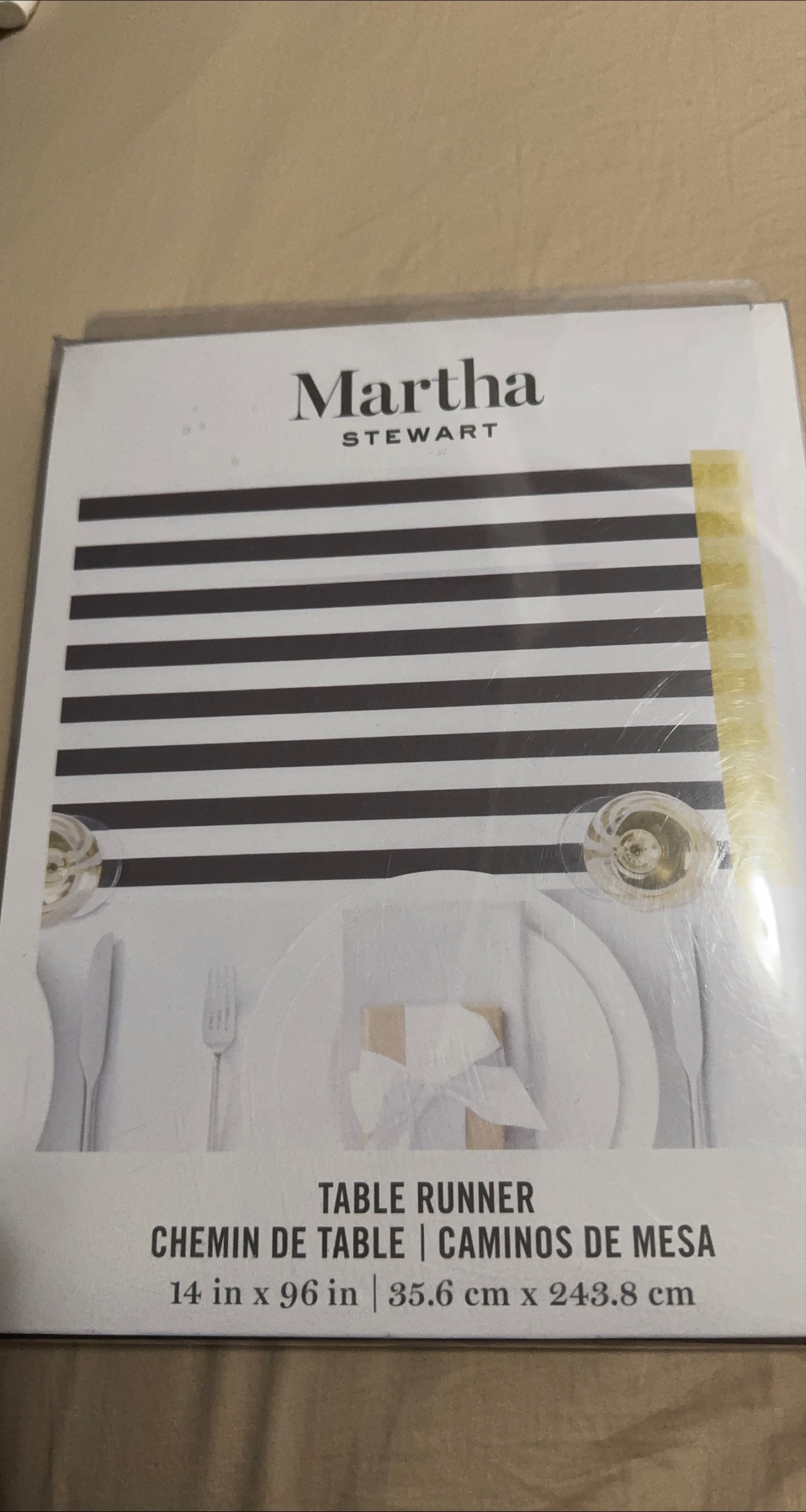 Martha Stewart Table Runner - 14 x 96 in