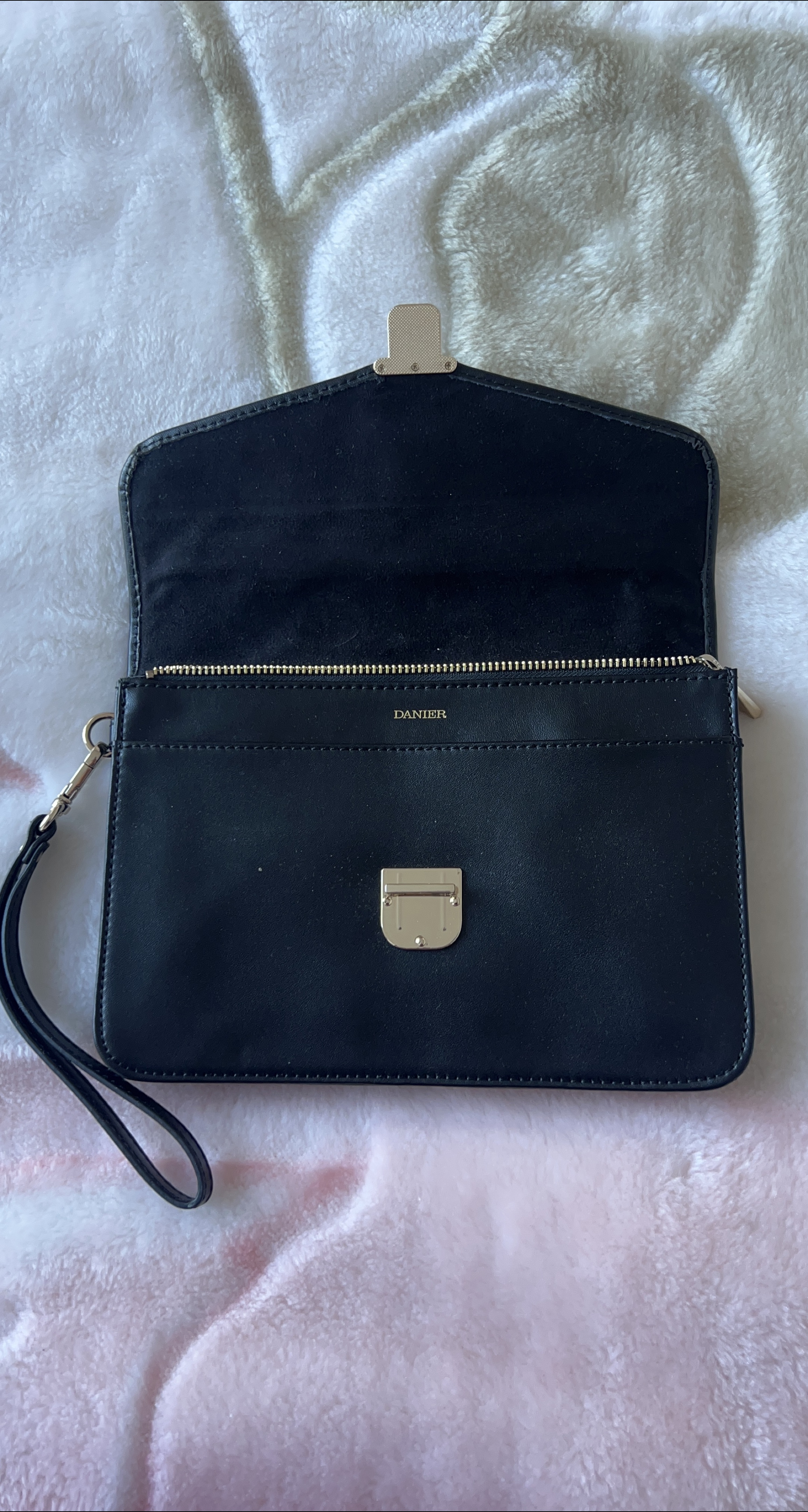 Danier Black Leather Clutch thumbnail