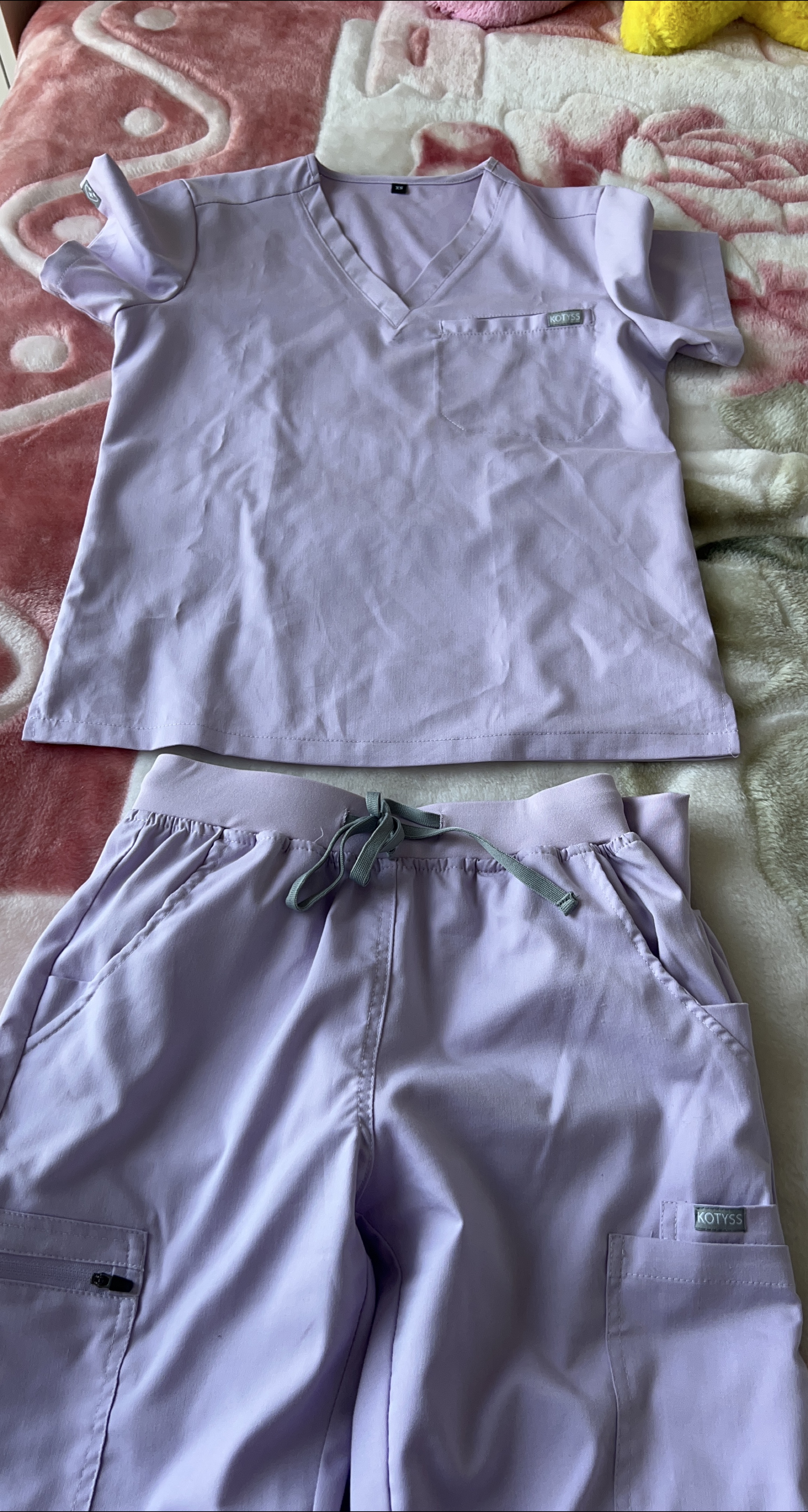 KOTYSS Lavender Scrub Set - Size XS thumbnail
