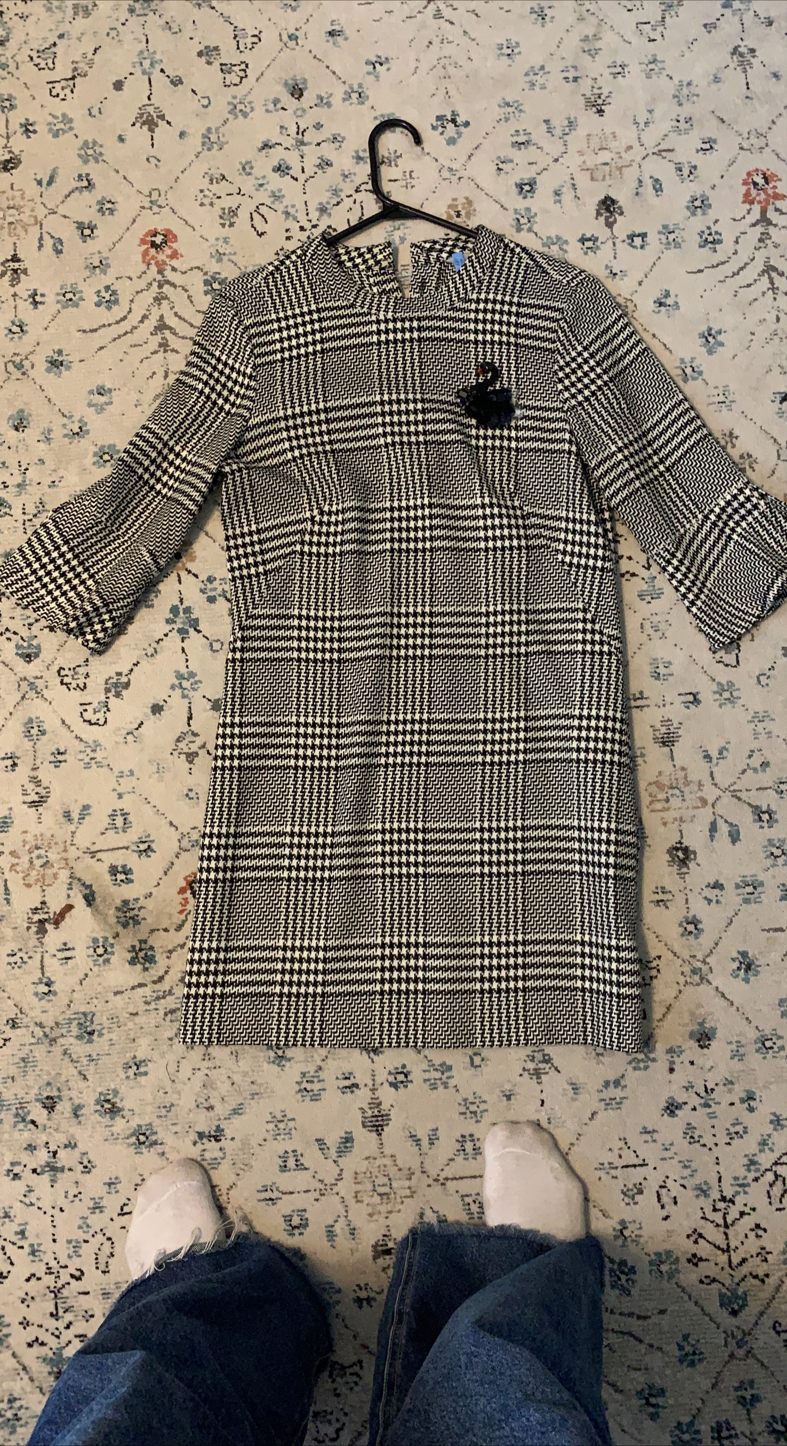 Houndstooth Mini Dress thumbnail