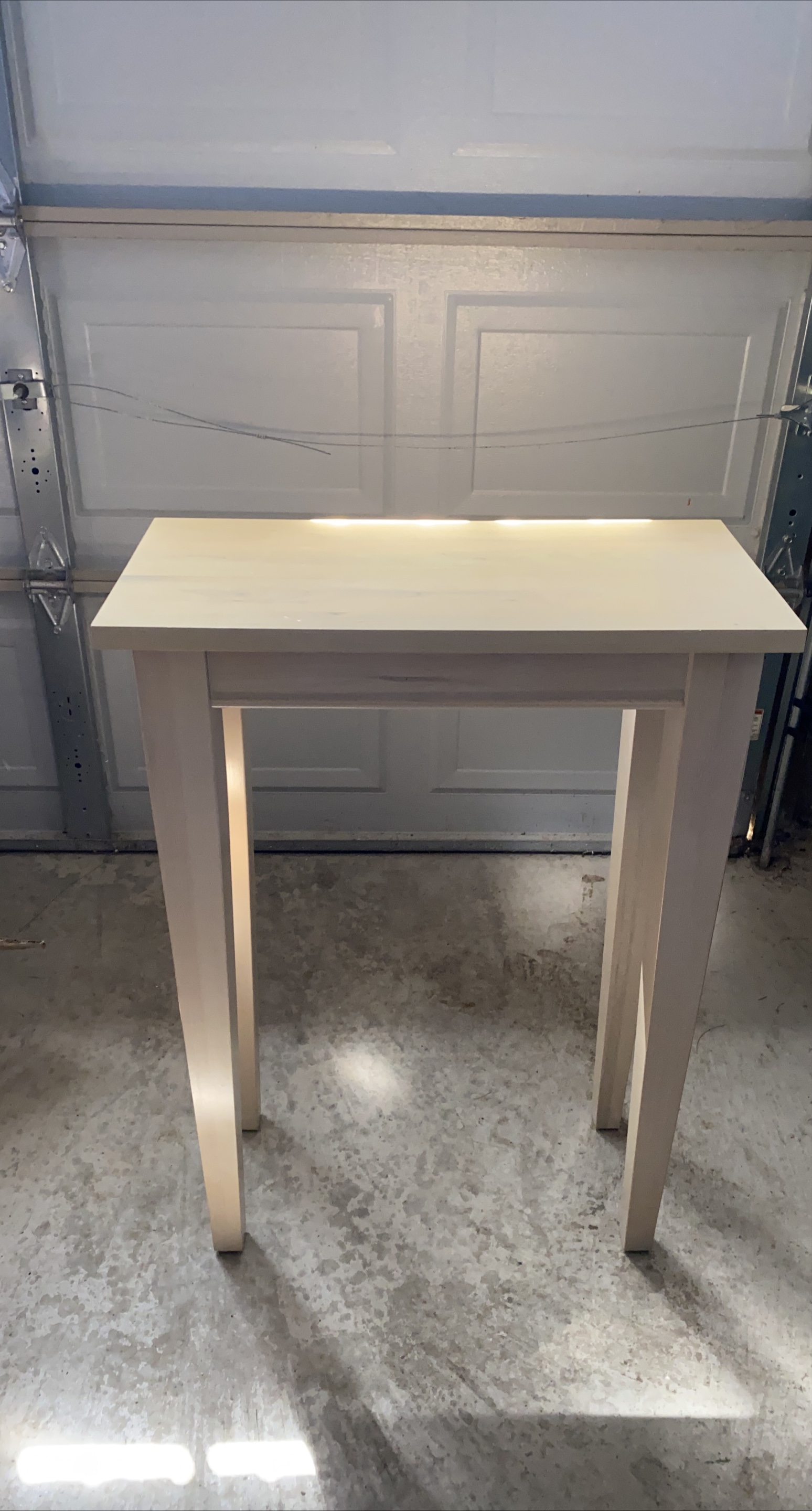 Light Wood Accent Table