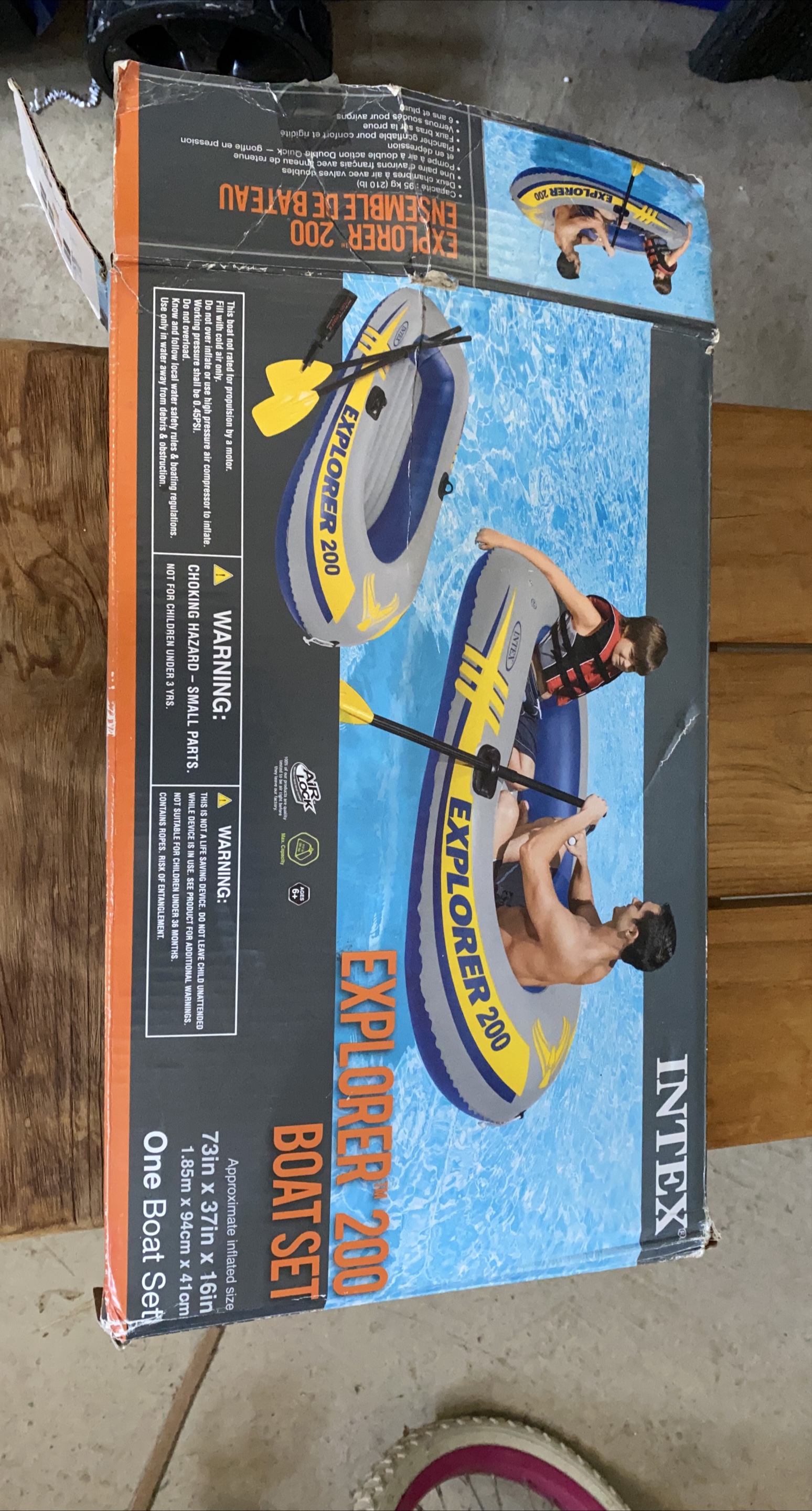 Intex Explorer 200 Boat Set