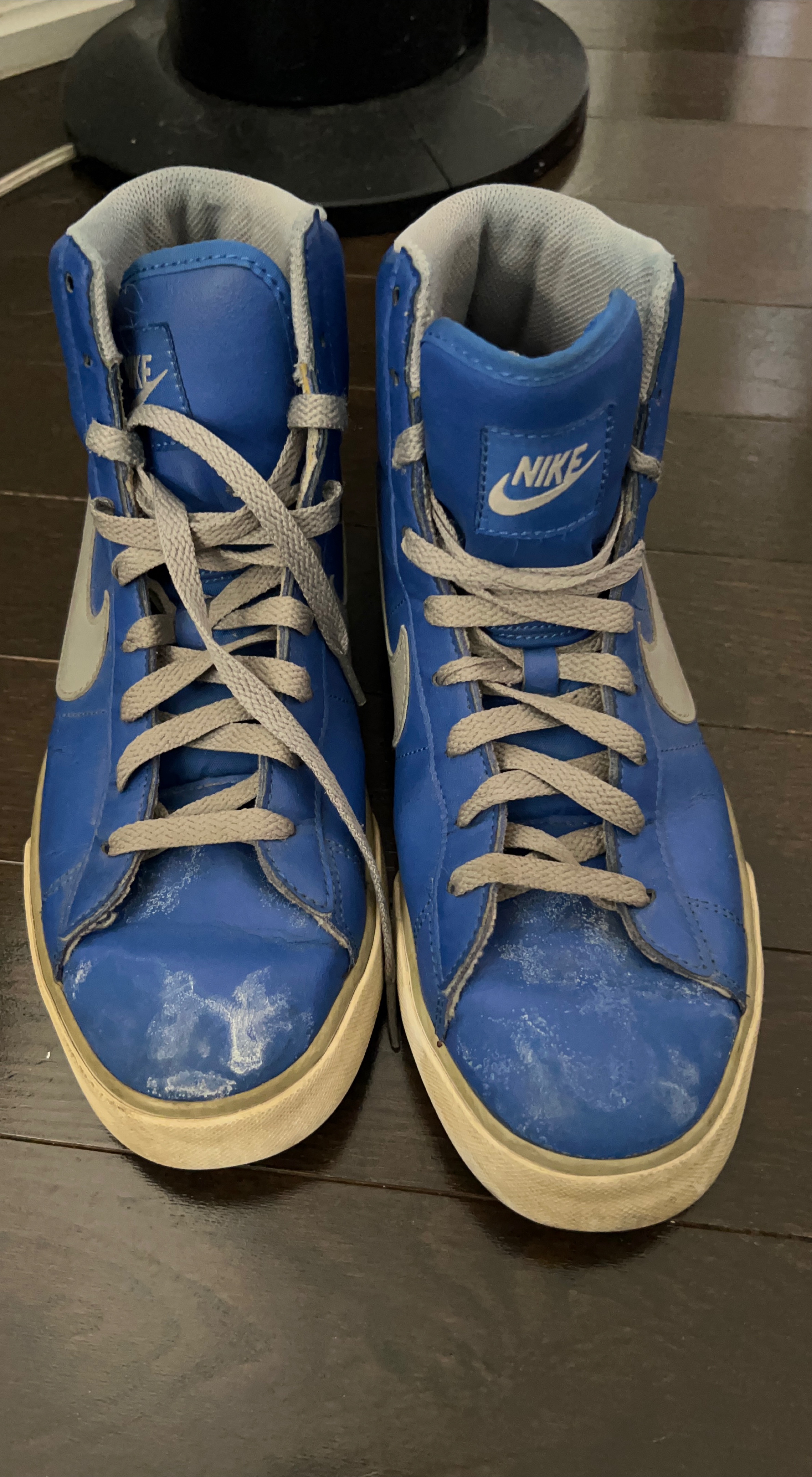 Nike Blue High-Top Sneakers image indicator(1)