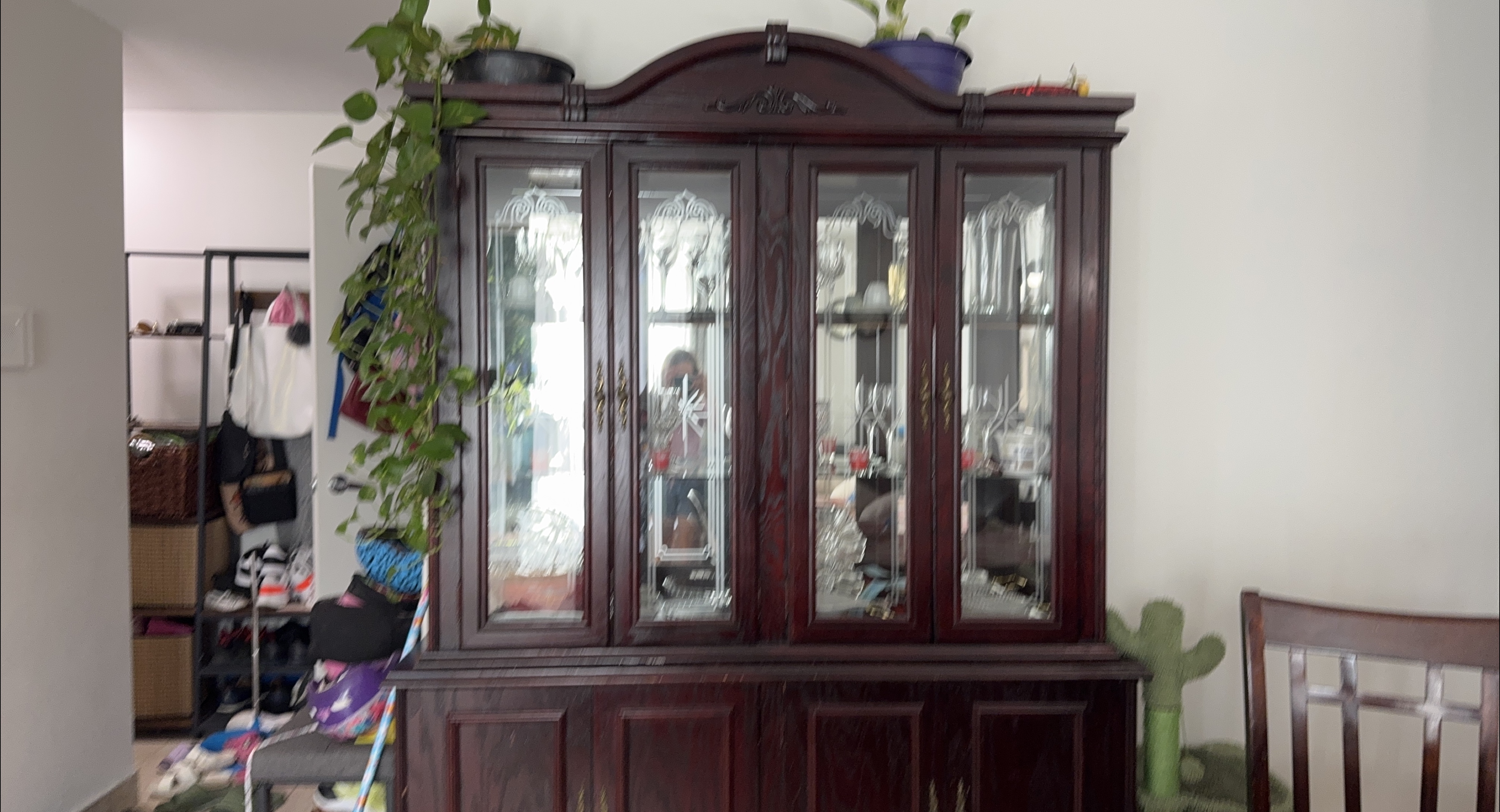Wooden China Cabinet thumbnail
