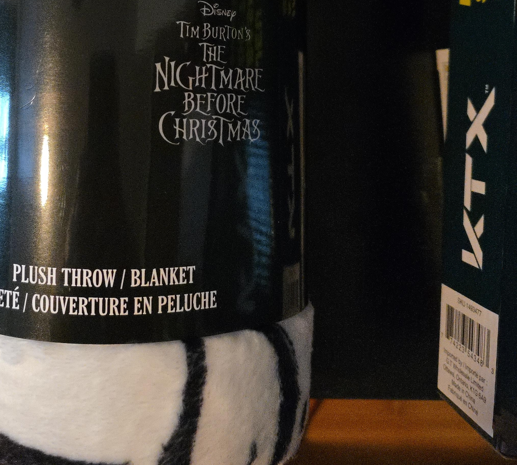 Disney Nightmare Before Christmas Plush Throw Blanket thumbnail