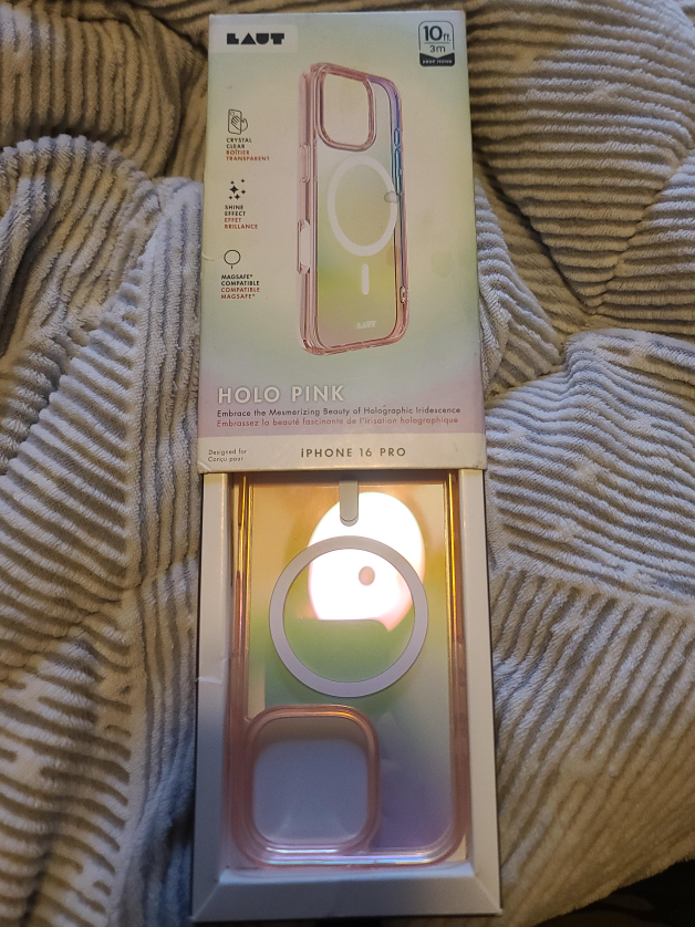 LAUT Holo Pink iPhone 16 Pro Case - New thumbnail